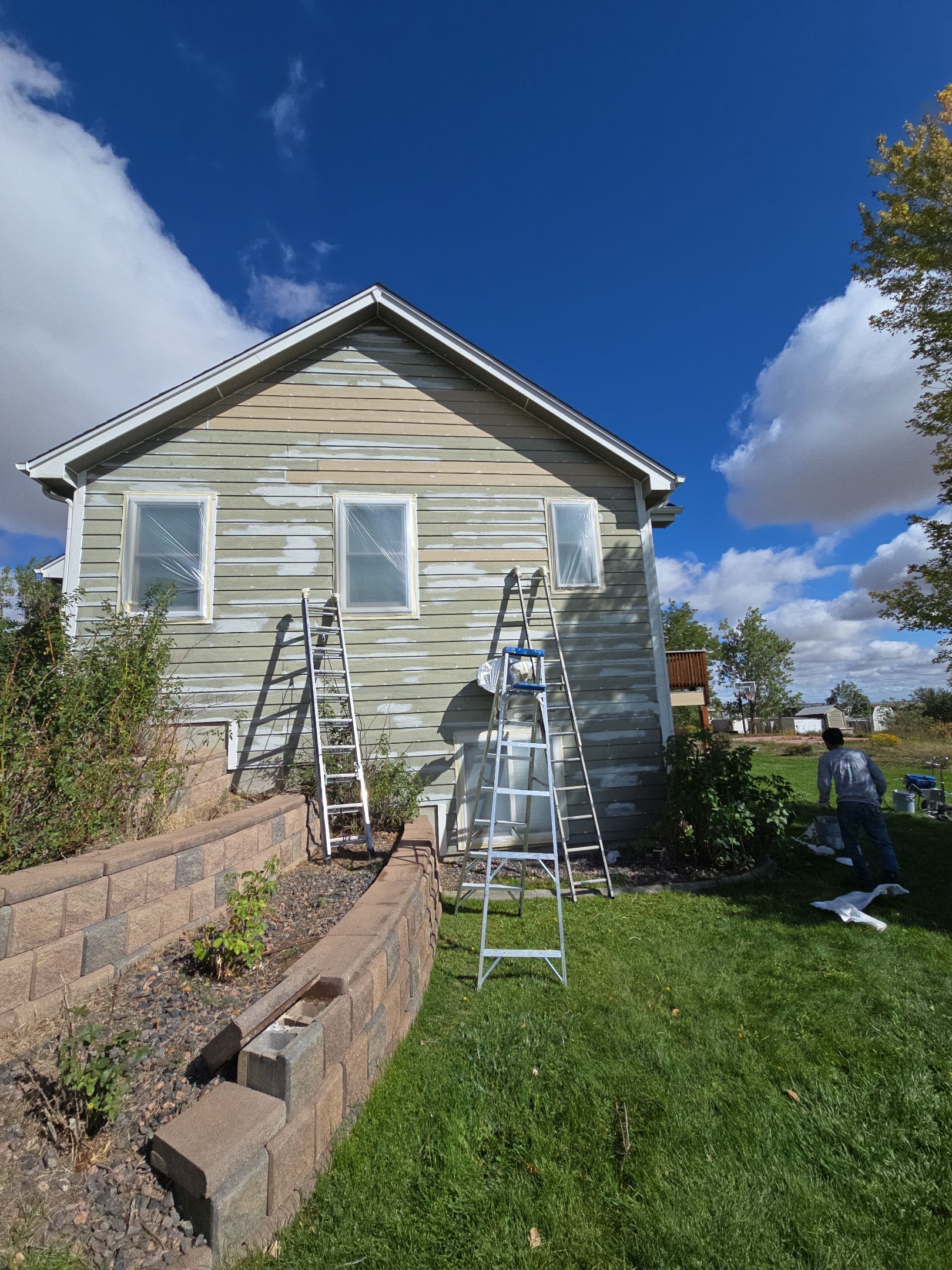 From Faded to Timeless: White & Black Exterior Renewal by J&M Painting LLC