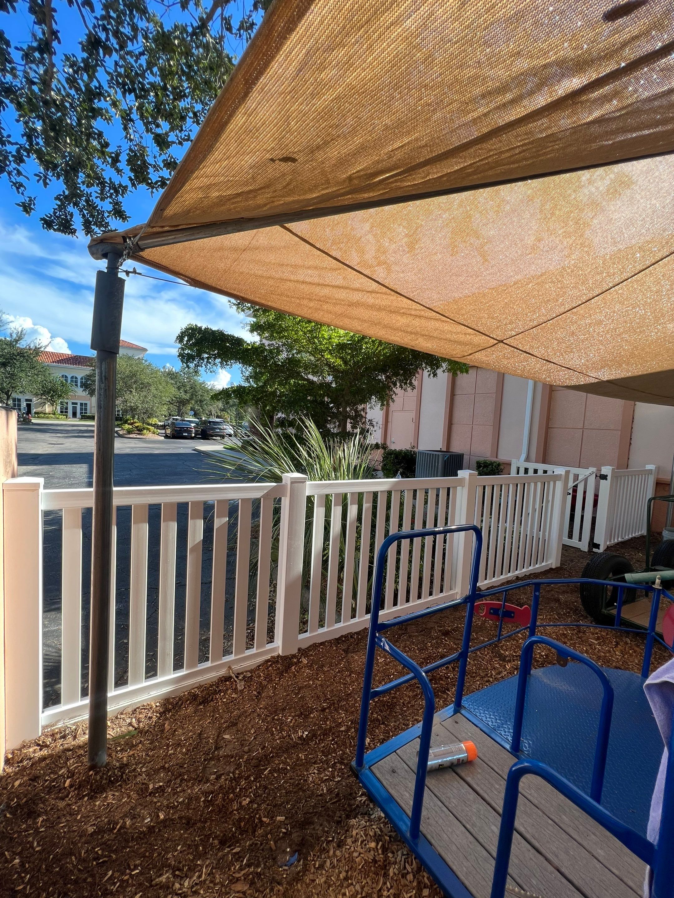 Vinyl Fence Installation using Vinyl Picket Fence by Asap fence and gates, LLC