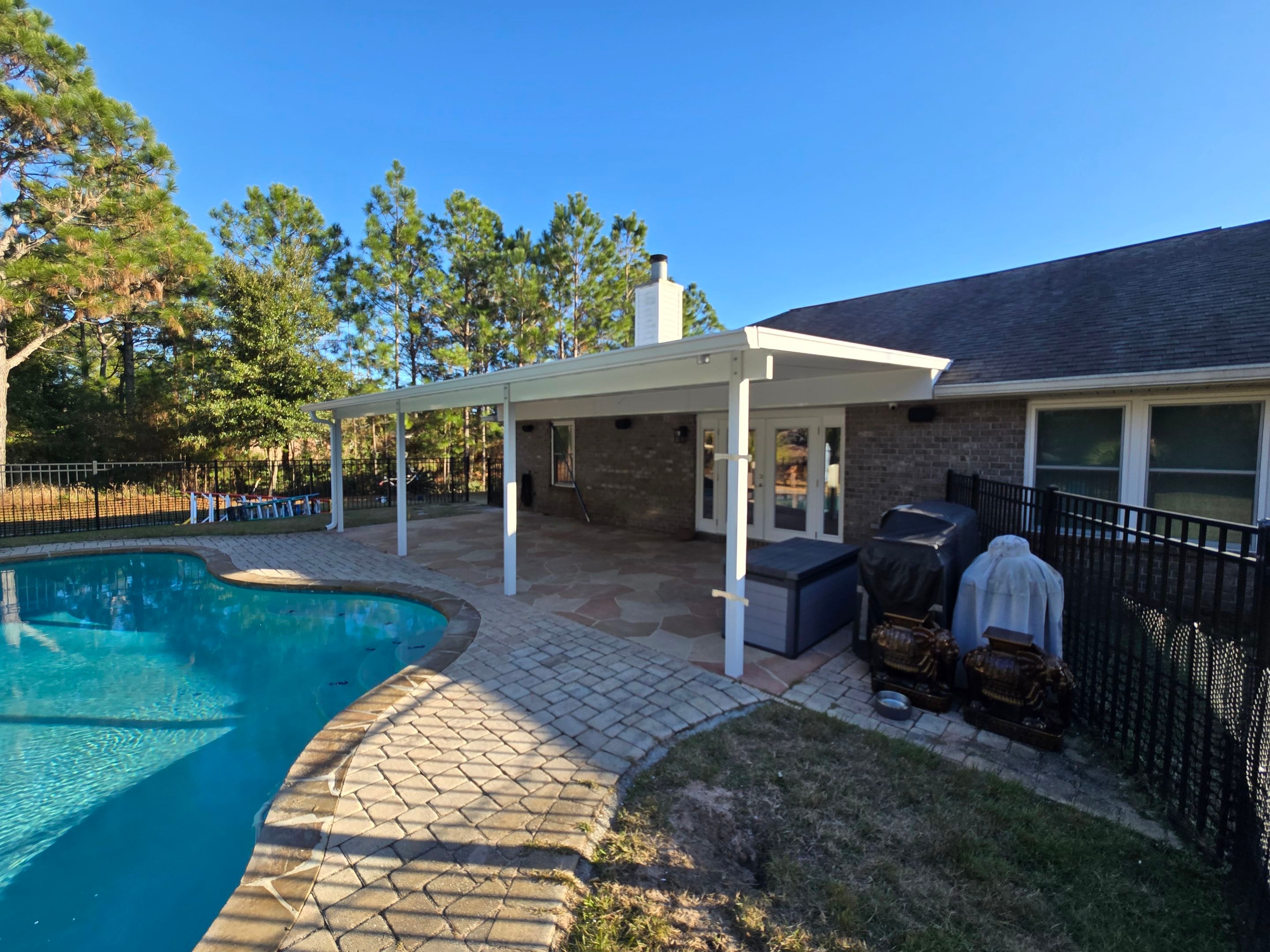 Navarre Poolside Patio Cover by Titan Sunrooms