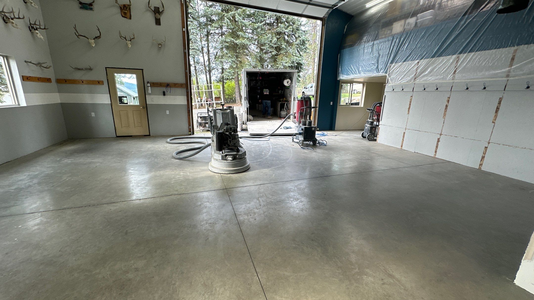 Shop Transformation using Pebble Beach by Croc Coatings, LLC