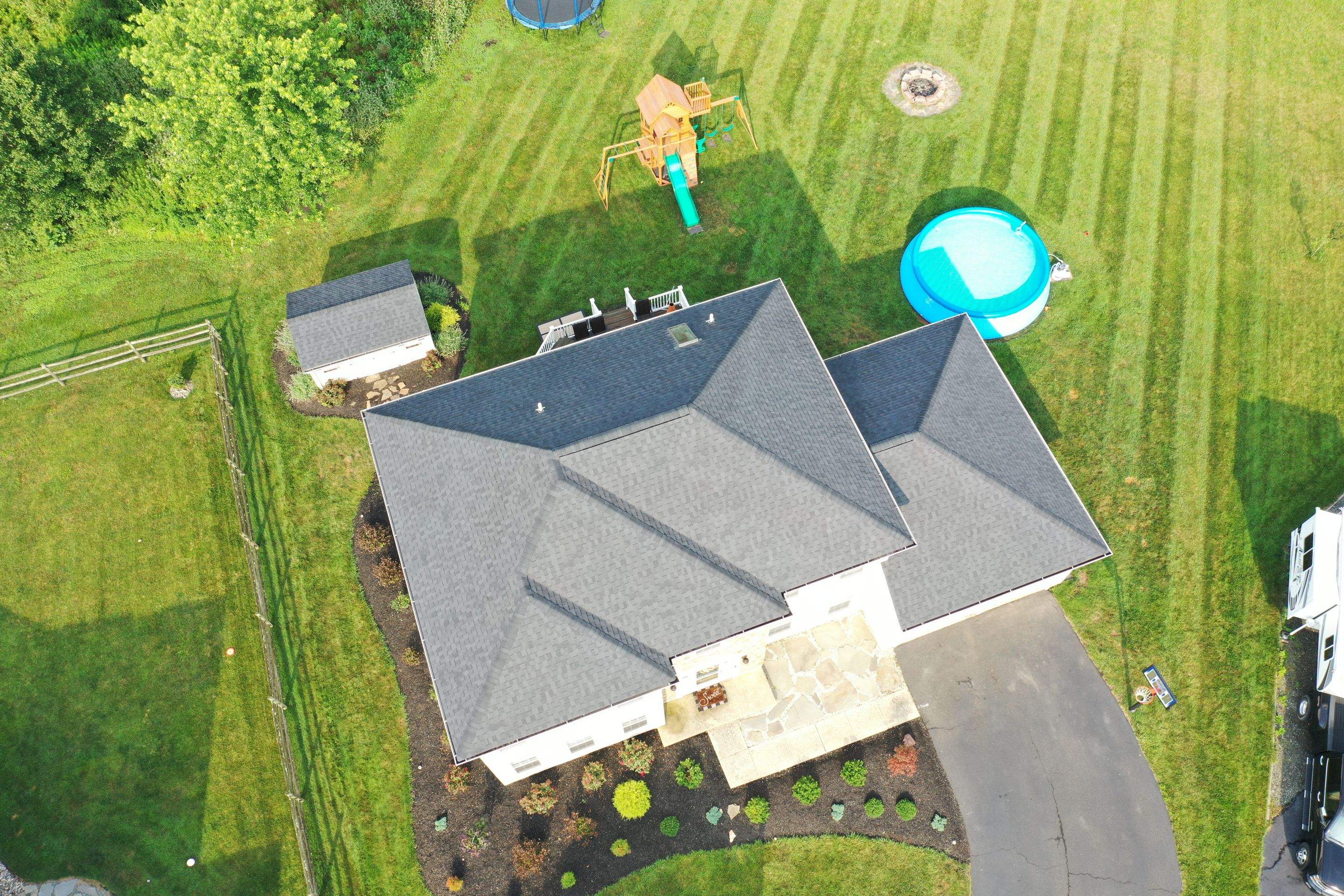 Roofing Installation using CertainTeed Landmark - Moire Black by Storm Guard of Ches-Mont PA