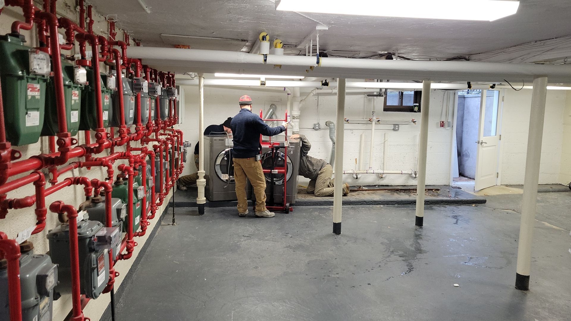 Laundry Room Floor Coating using Penntek- Silver Creek by Spectrum Painting, LLC