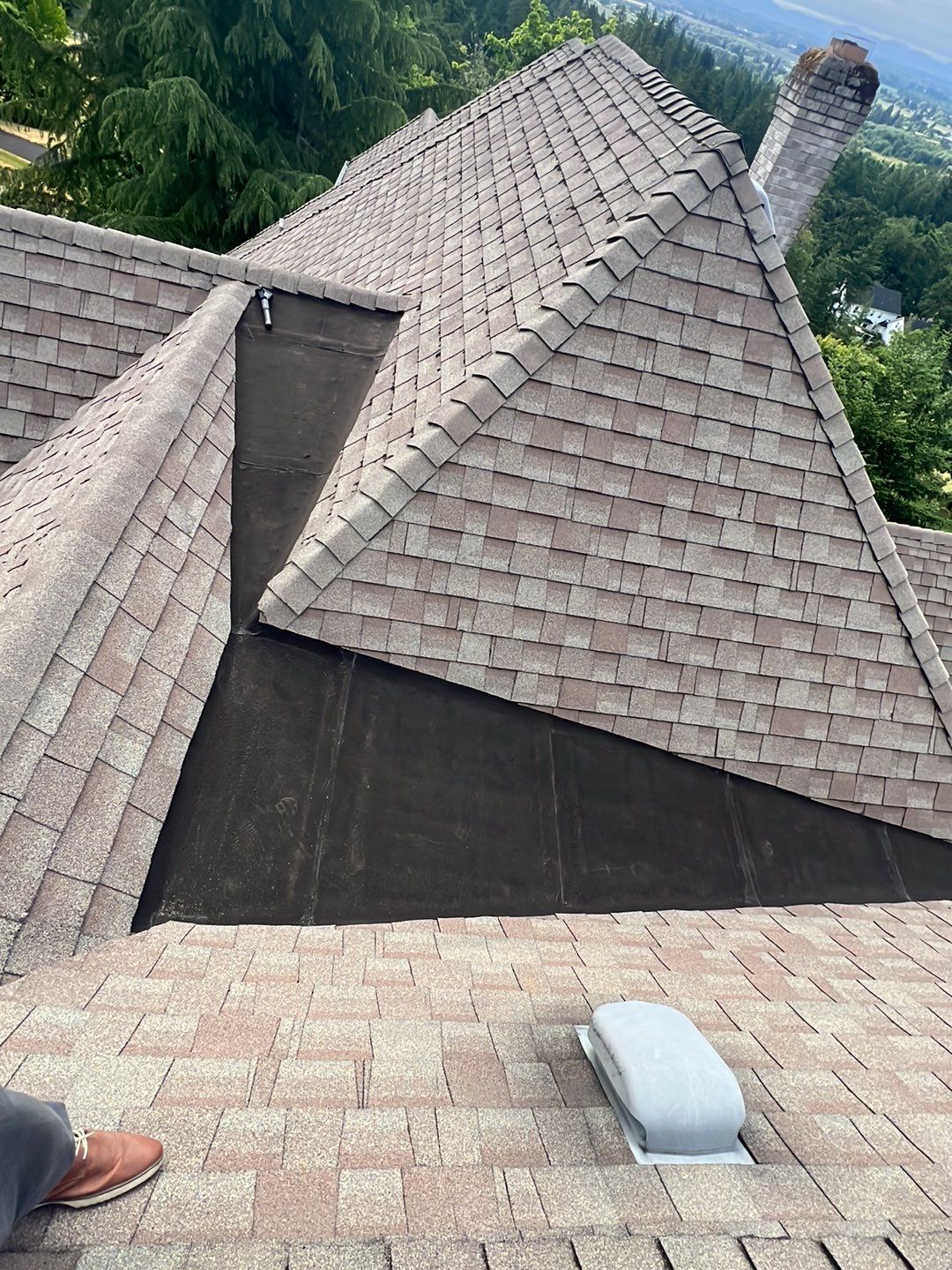 Residential Roofing Installation using Malarkey Windsor 50 Year Shingle (Color: Storm Grey) by Orezona Building & Roofing Company, Inc.