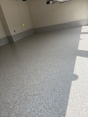 Garage Floor Coating using Cabin Fever