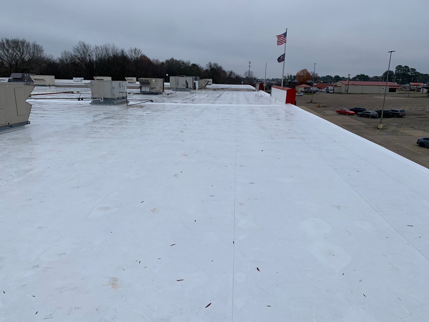VA Clinic/Tractor Supply in Idabel, Oklahoma by Hostetler Roofing