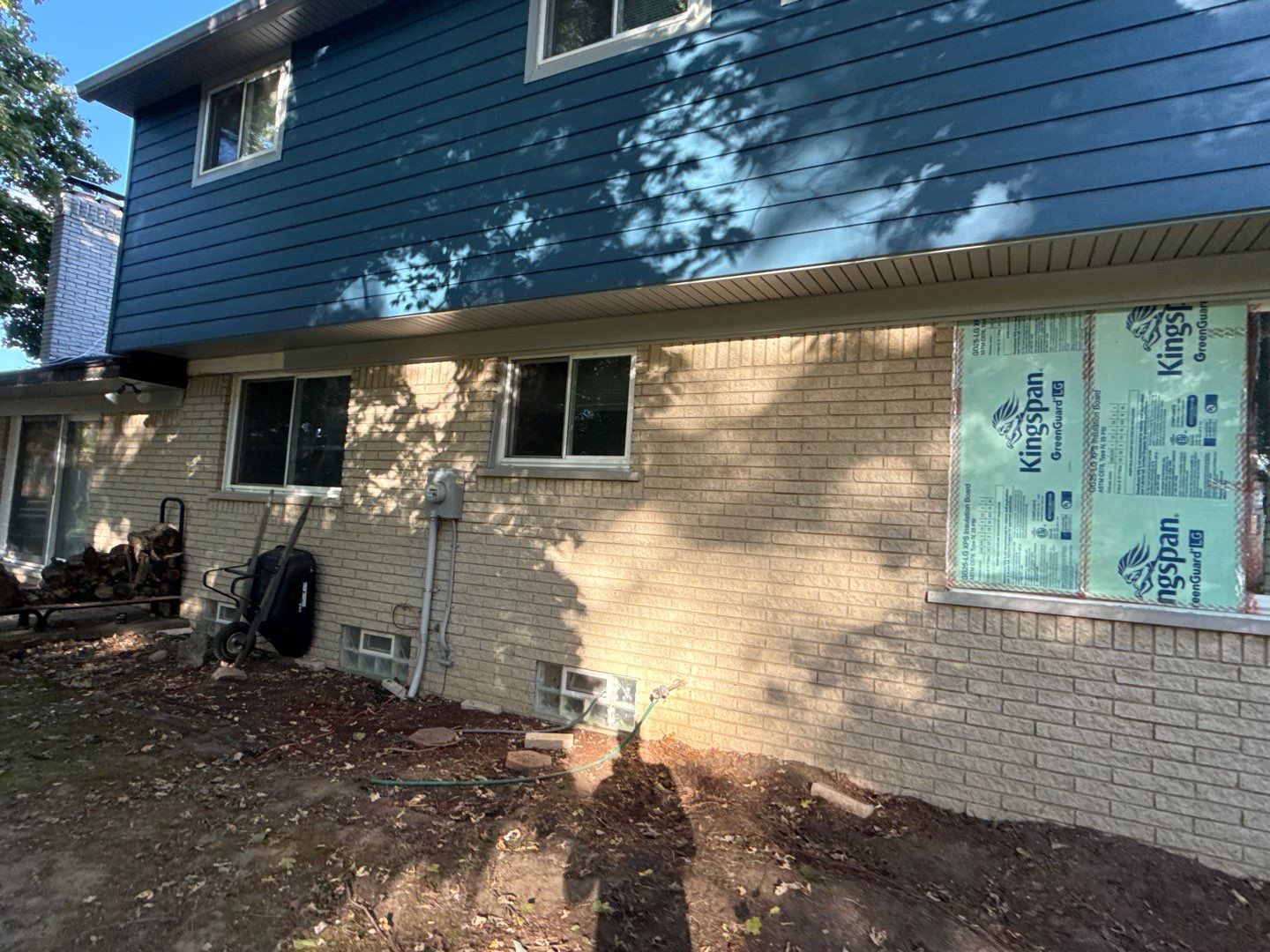 Siding Replacement using Ascend Laguna Blue by 180 Contractors