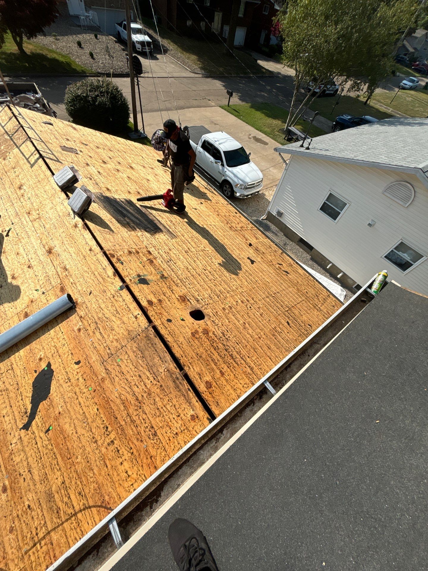 Residential Roofing Installation using GAF Timberline HDZ by Rainstoppers Roofing