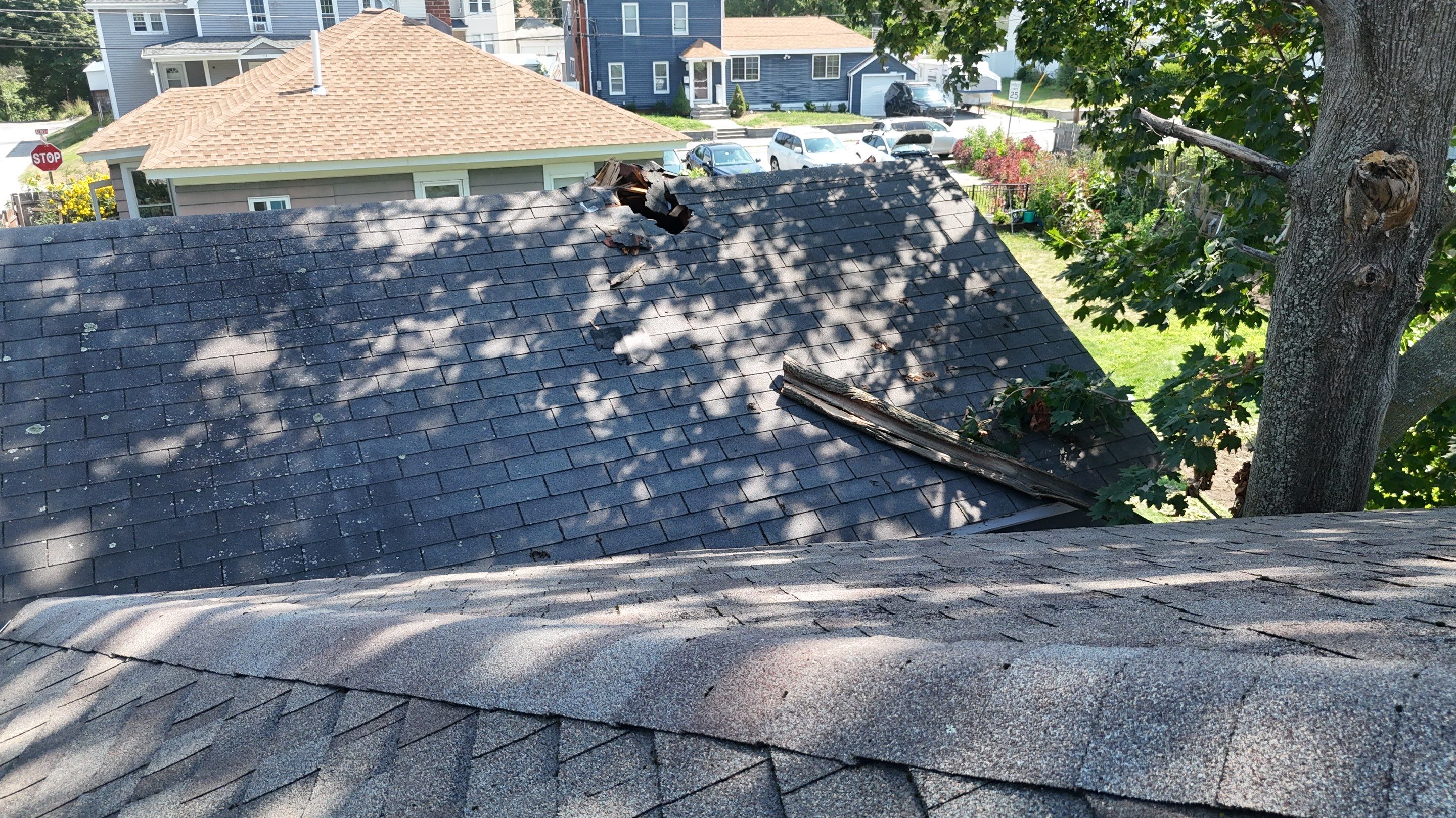Garage Roof Replacement & Trim Repair by Mighty Dog Roofing of Greater Middlesex County
