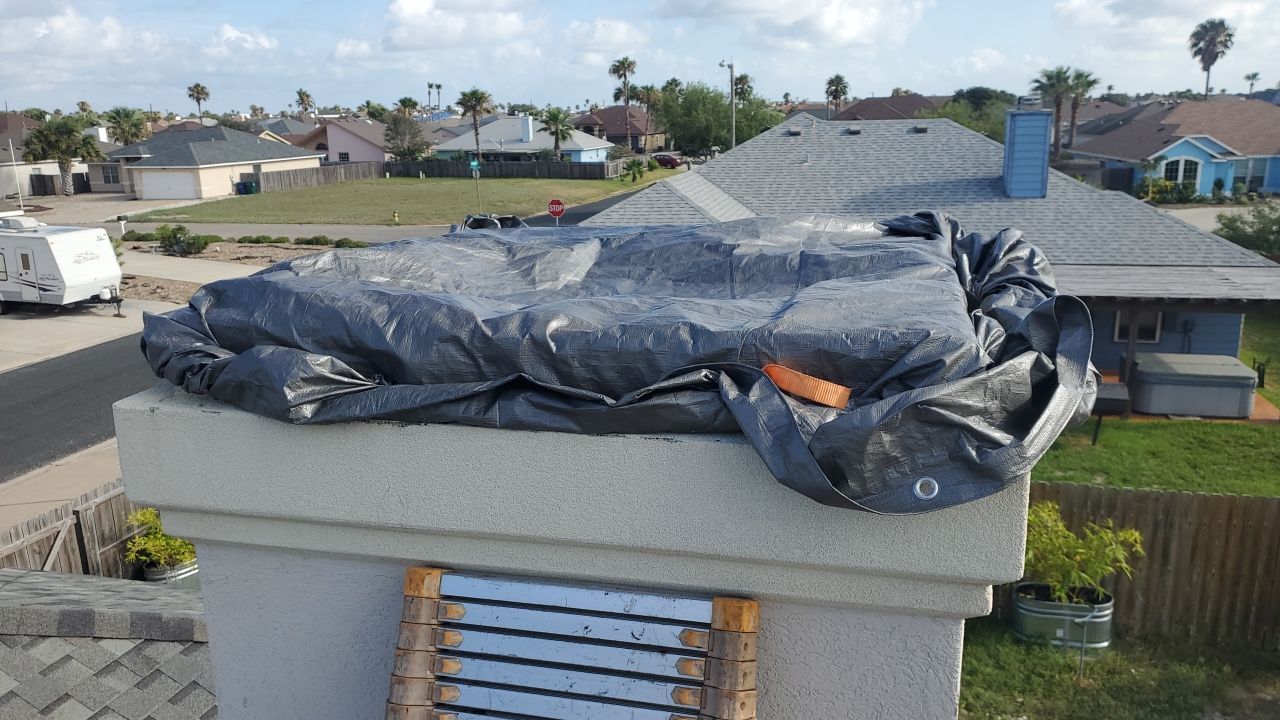 Chimney Cap & Chase Replacement using Custom Fabricated Stainless Steel by Lighthouse Roofing