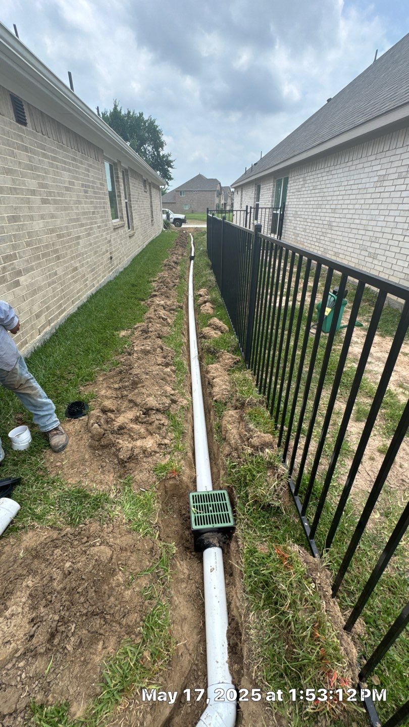 🌟 Mr. & Mrs. Wheeler’s Drainage & Landscape Transformation by Texas Urban Elements