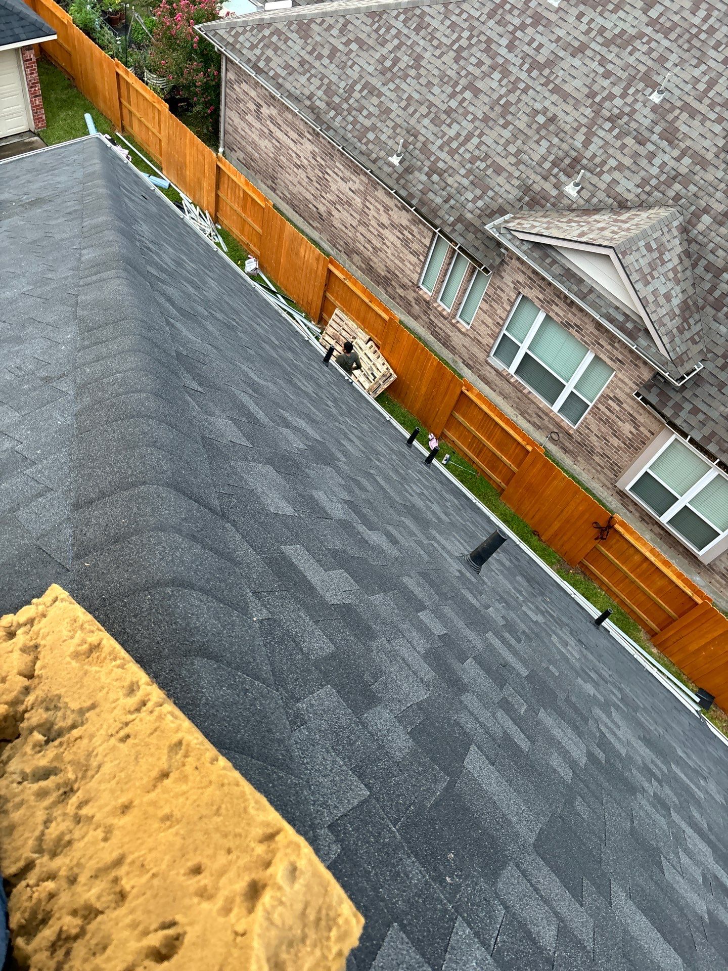 Residential Roofing Installation using Owen's Corning Duration (Lifetime) Shingles by Roof Repair Company
