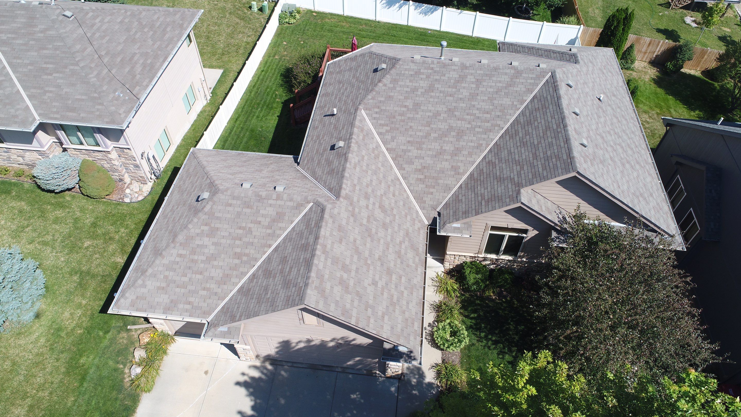 Residential Roofing Installation using Owens Corning Duration Driftwood by Lightning Exteriors