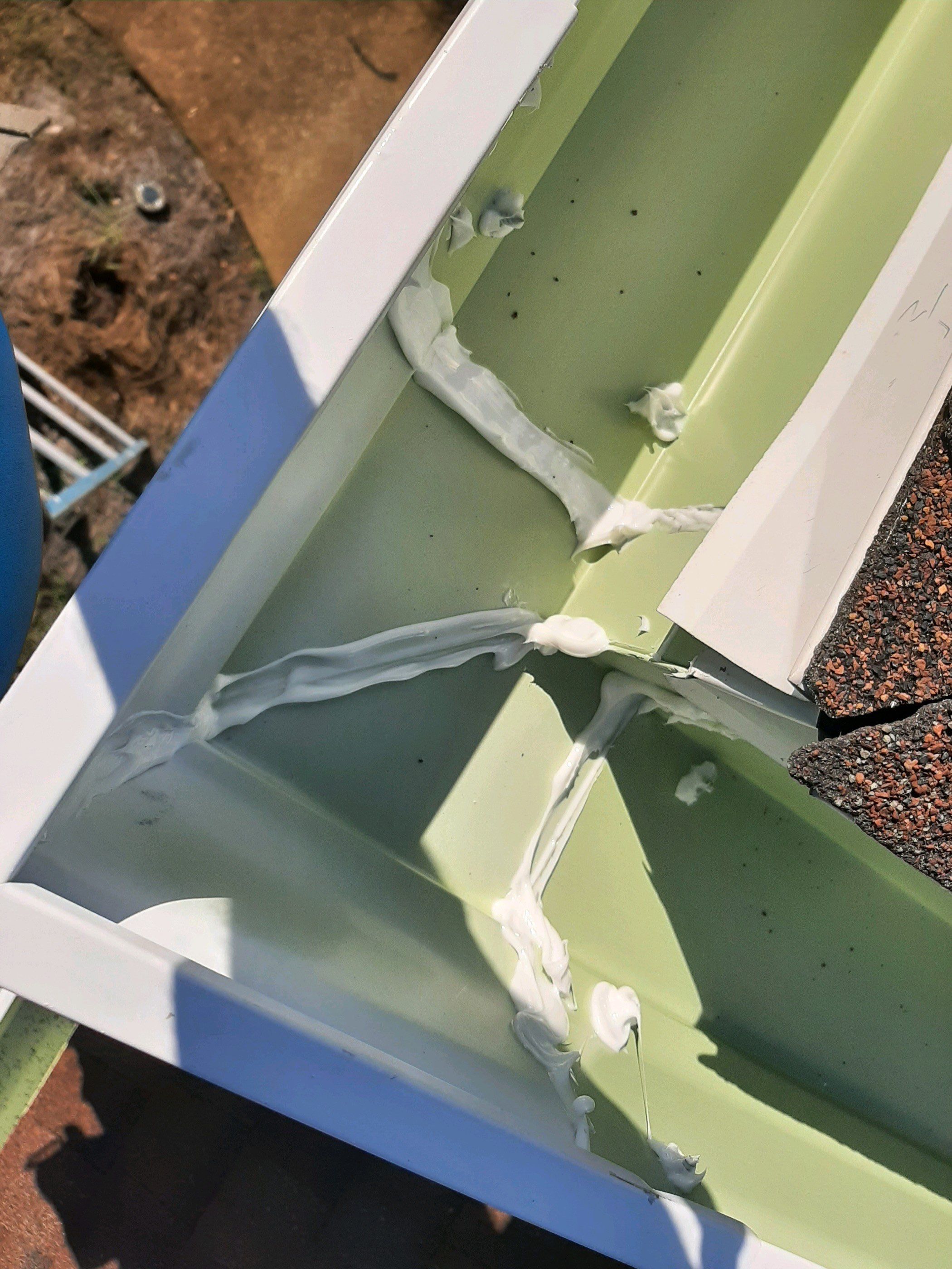 Gutter Installation using K-Style Seamless Gutters by Gutter Professors