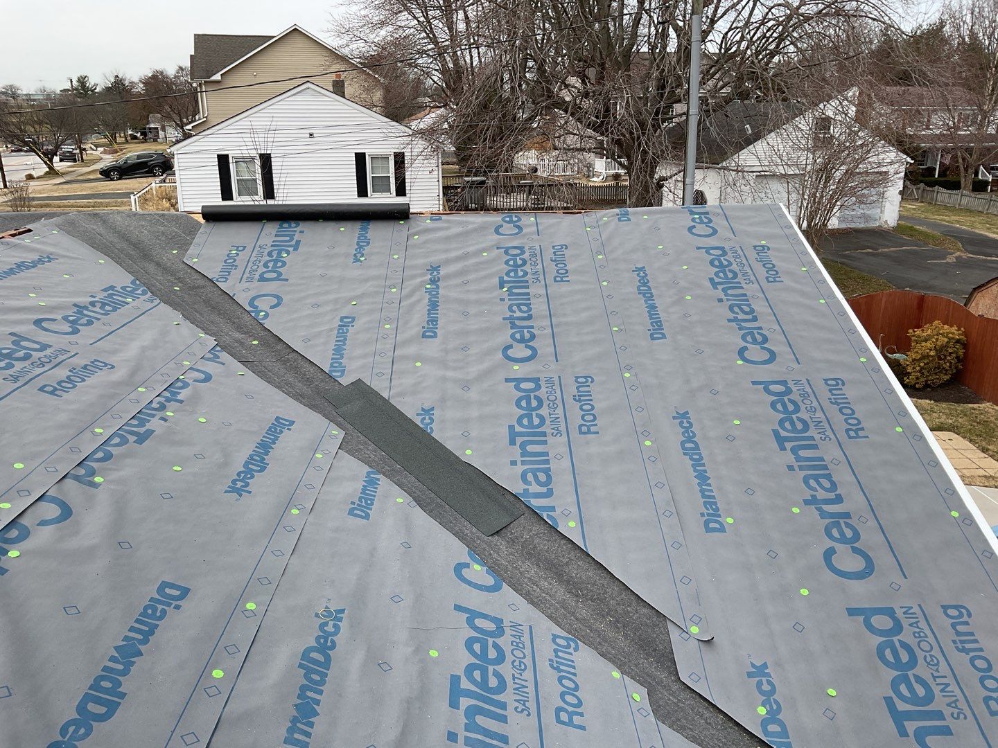 Residential Roofing Installation using CertainTeed Shingles by Alpha Design Services