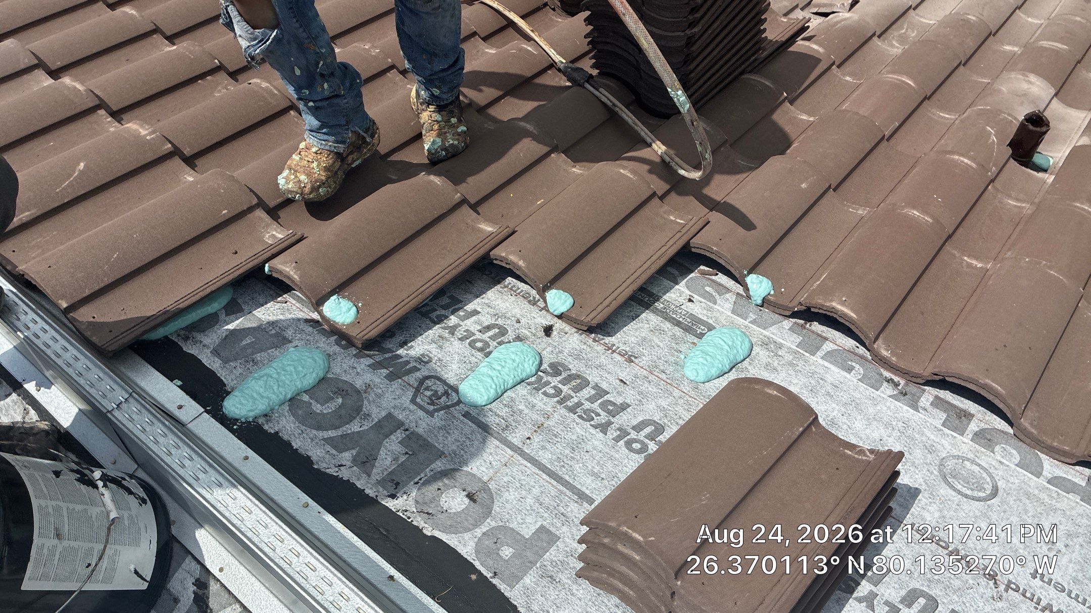 Residential Roofing Installation using Eagle Roofing Tile by BLUES BROTHERS ROOFING