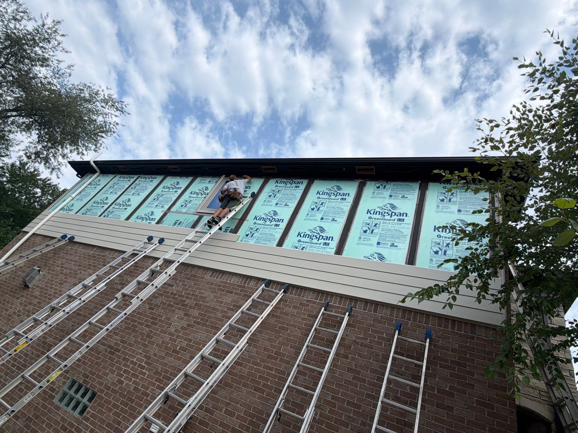 Siding Replacement using Alside S7 Cedar Mill Grain Composite by 180 Contractors