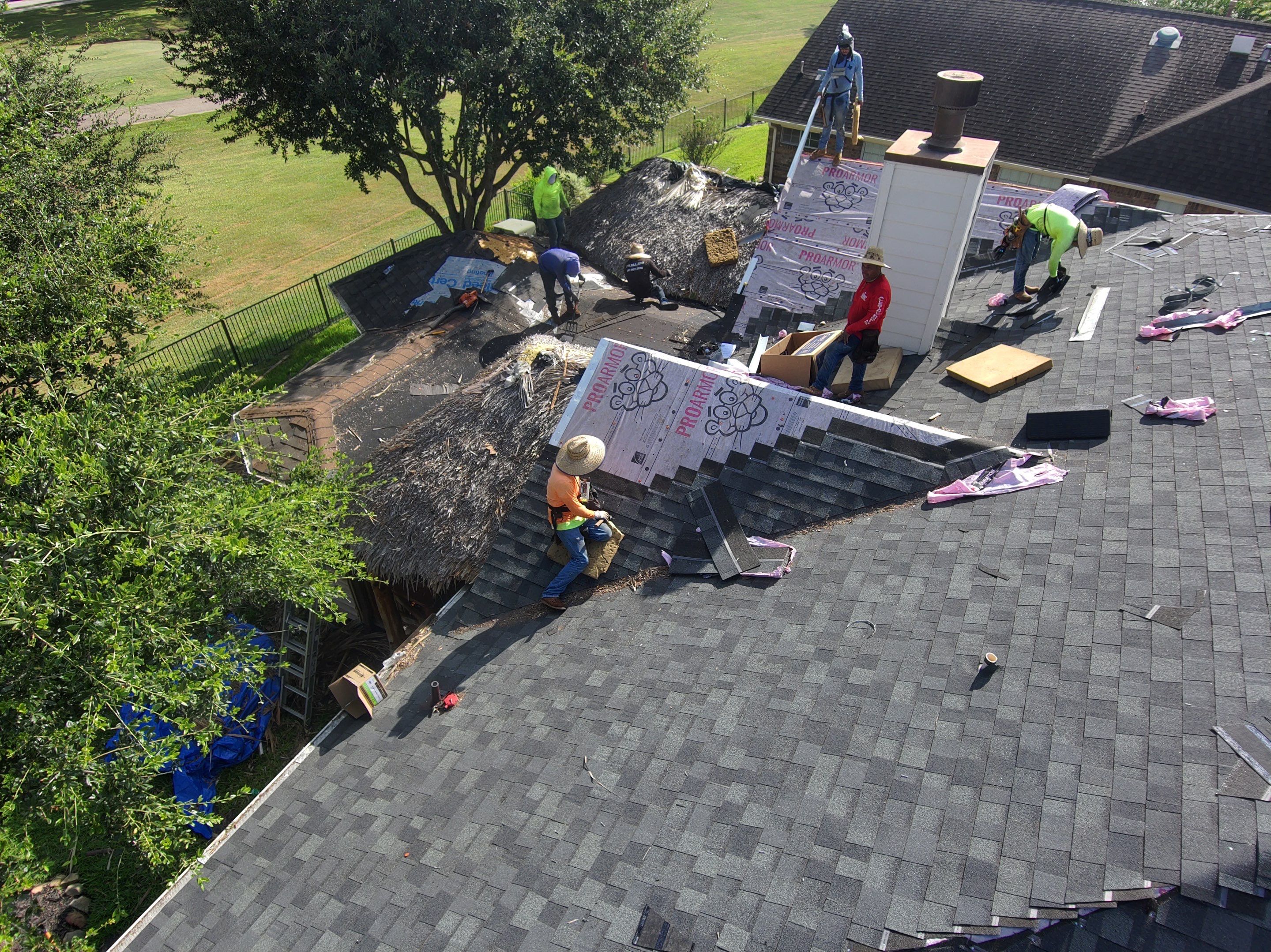 Residential Roofing Installation using Owen's Corning Duration (Lifetime) Shingles by Roof Repair Company