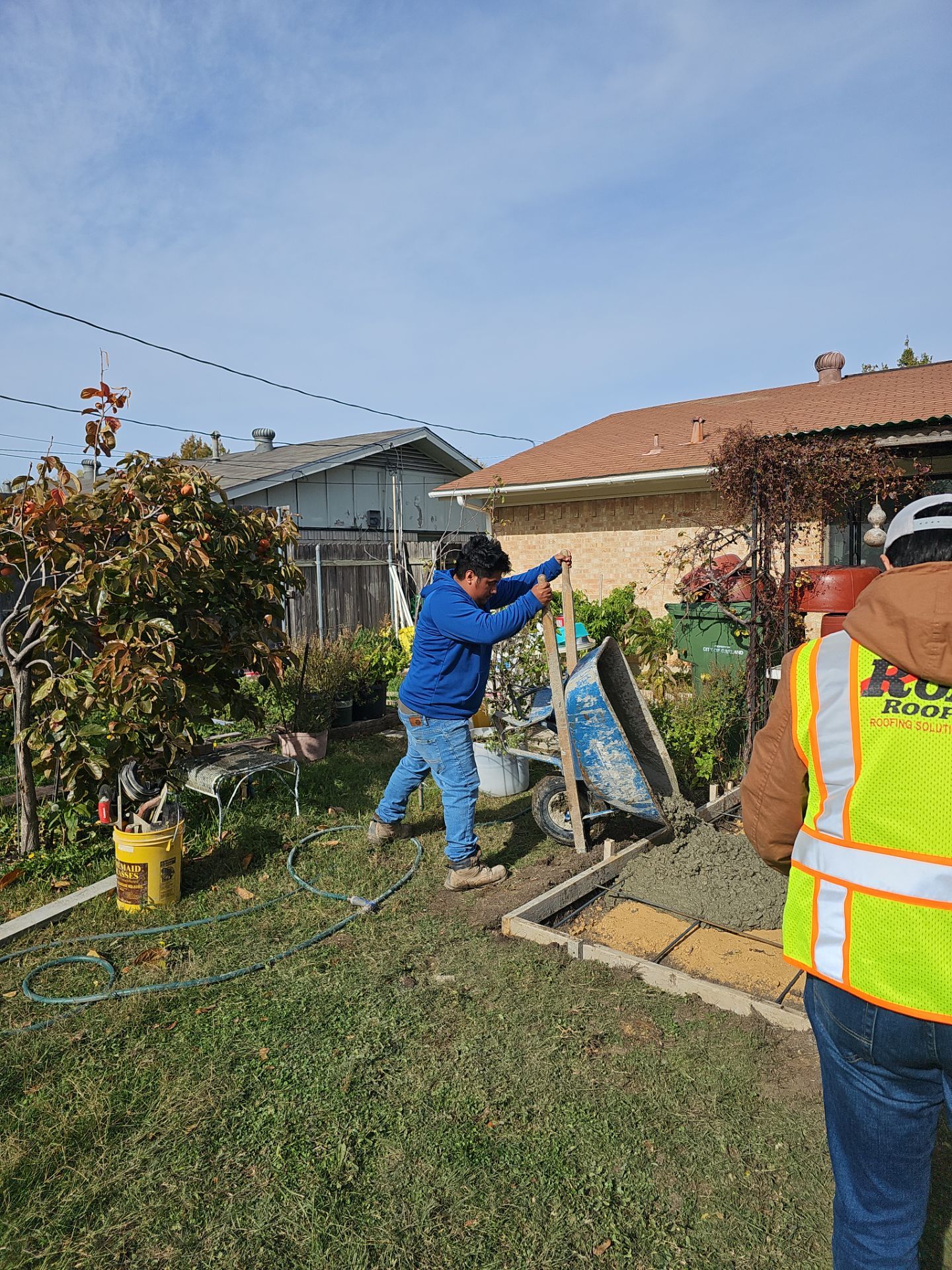 Complete Exterior Renovation: Roof, Custom Porches & Concrete Patio in Garland, TX by road roofing llc