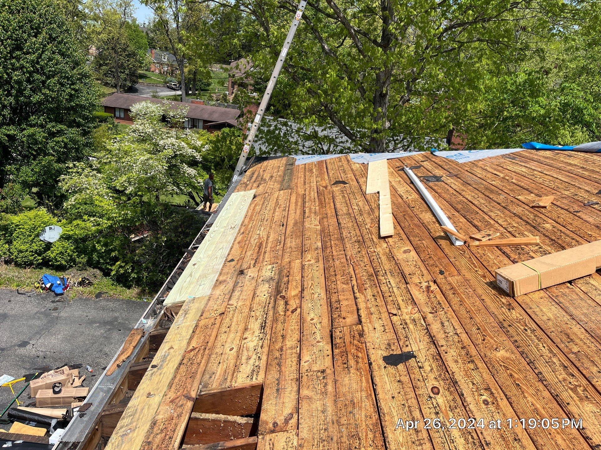 Residential Roofing Installation using Certainteed Landmark Pro Shingles by Fahey Roofing + Contracting