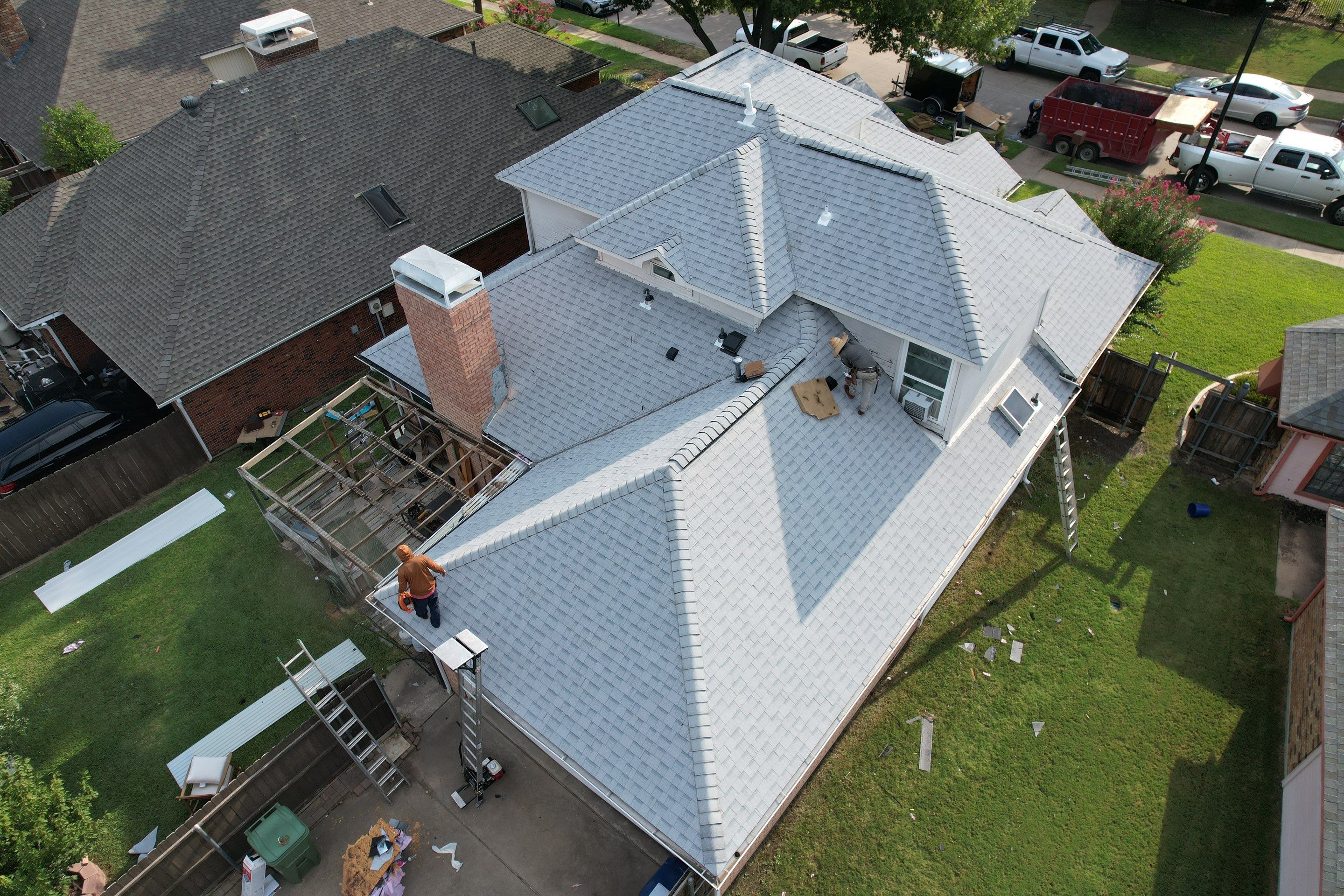 Project in Garland  by Zeus Exteriors