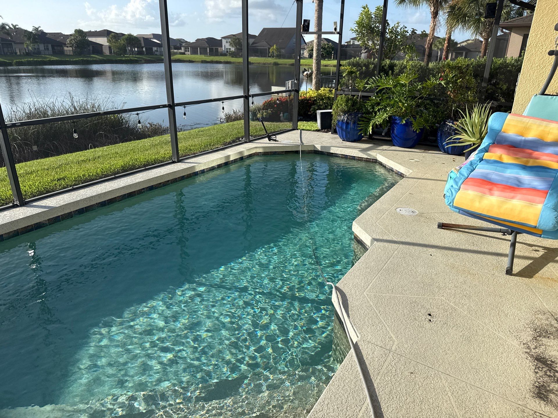 Trevesta Pool Deck & Exterior Cleaning Transformation by Sunshine AquaWash