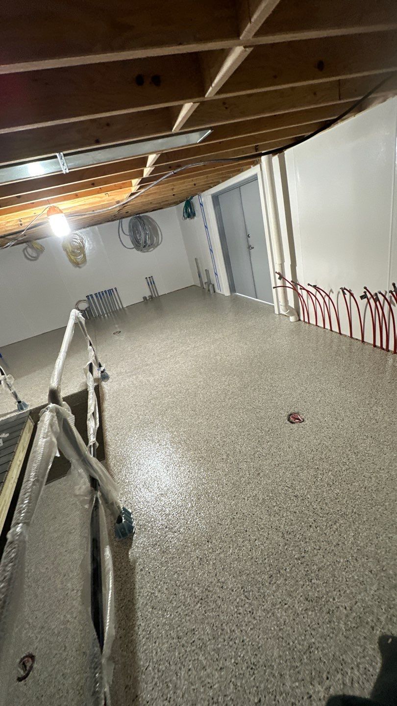 Mechanical Room Project in Pittsburgh by Floors in a Day, Inc