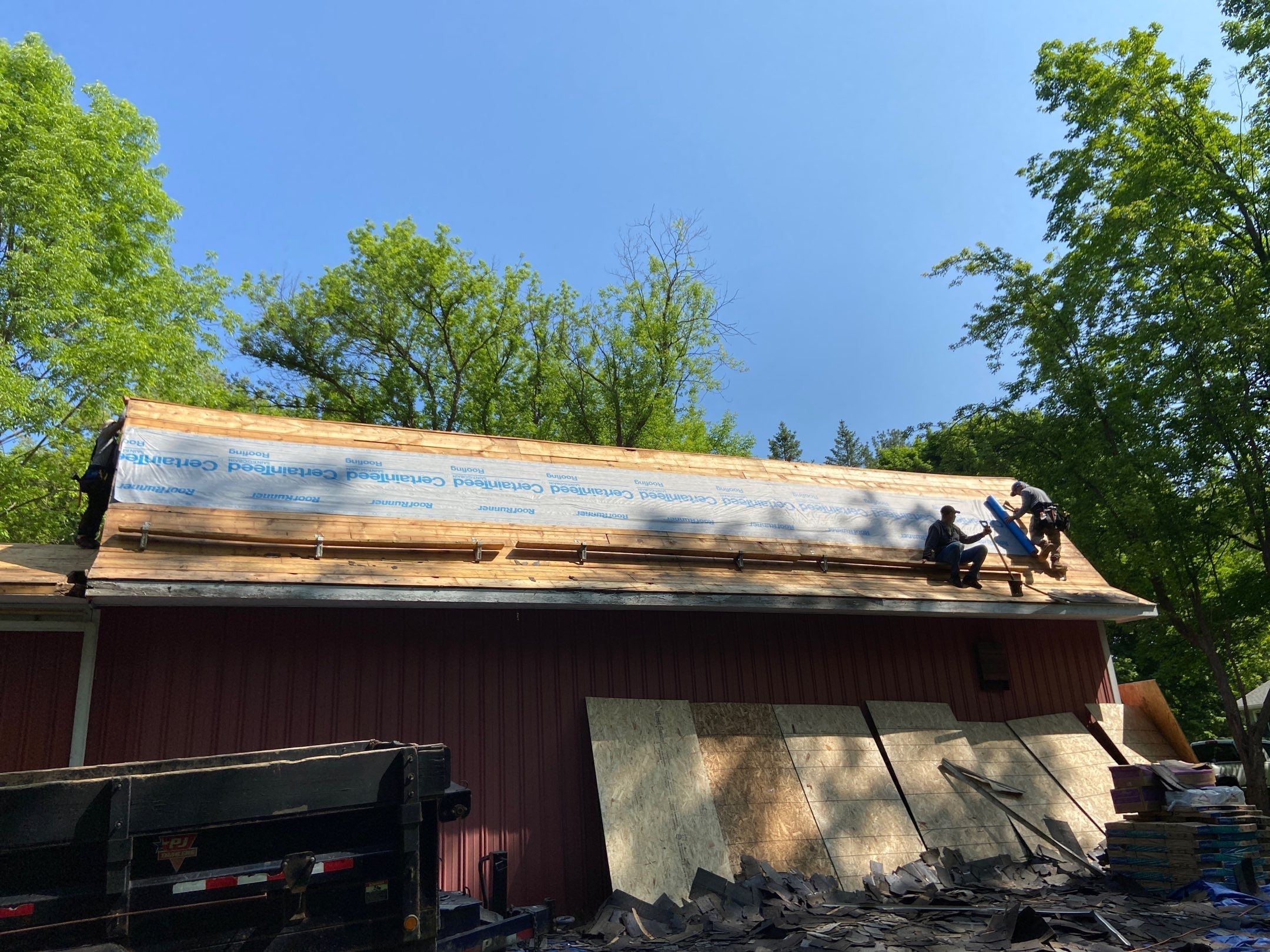 Roof Replacement using CertainTeed Landmark by 180 Contractors
