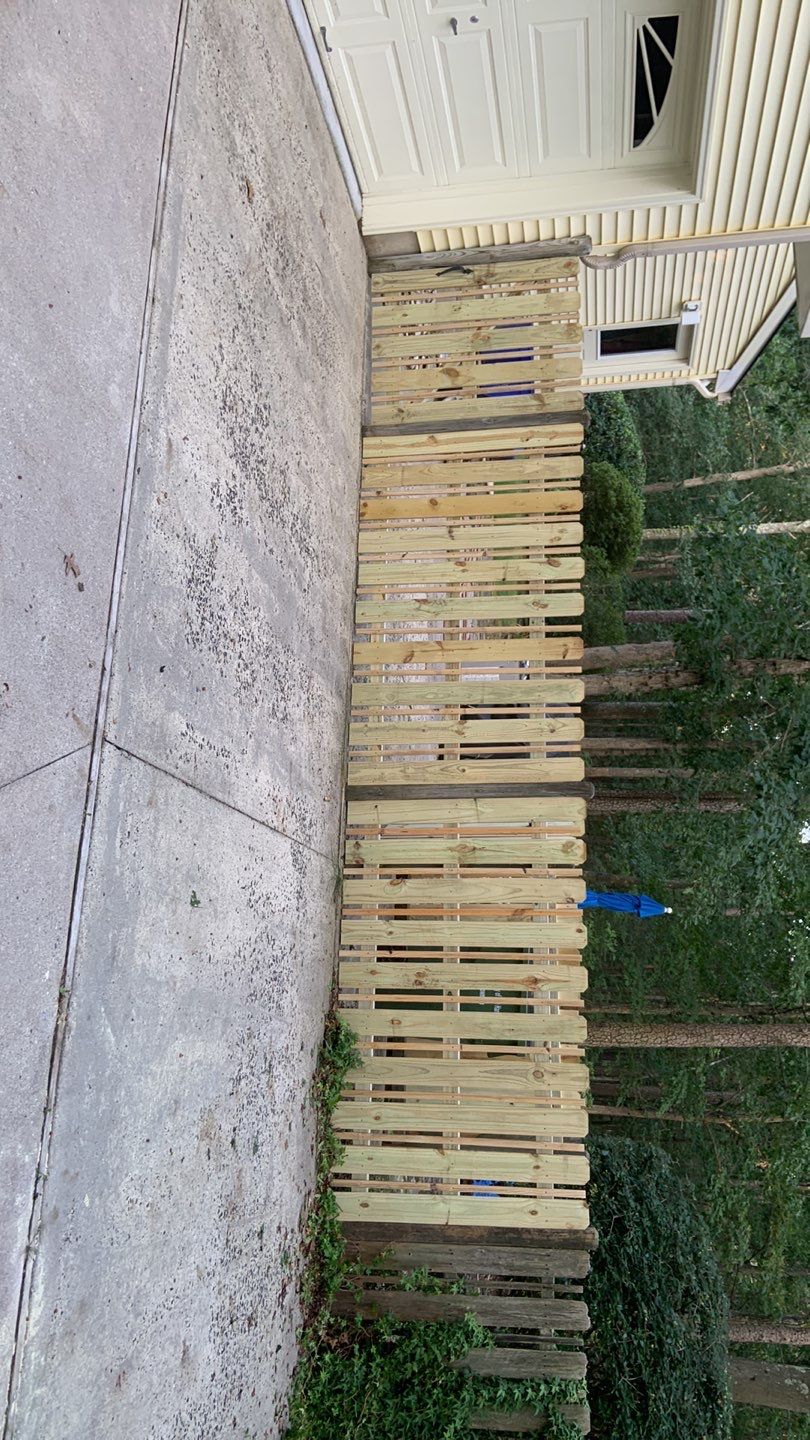 Custom Fence Built using Treated Lumber by A1 NERDY HOMES LLC