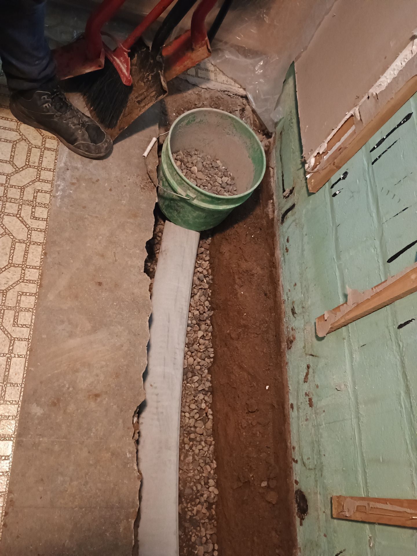 Tara’s Corner Drainage Fix by Waterproofing Northeast