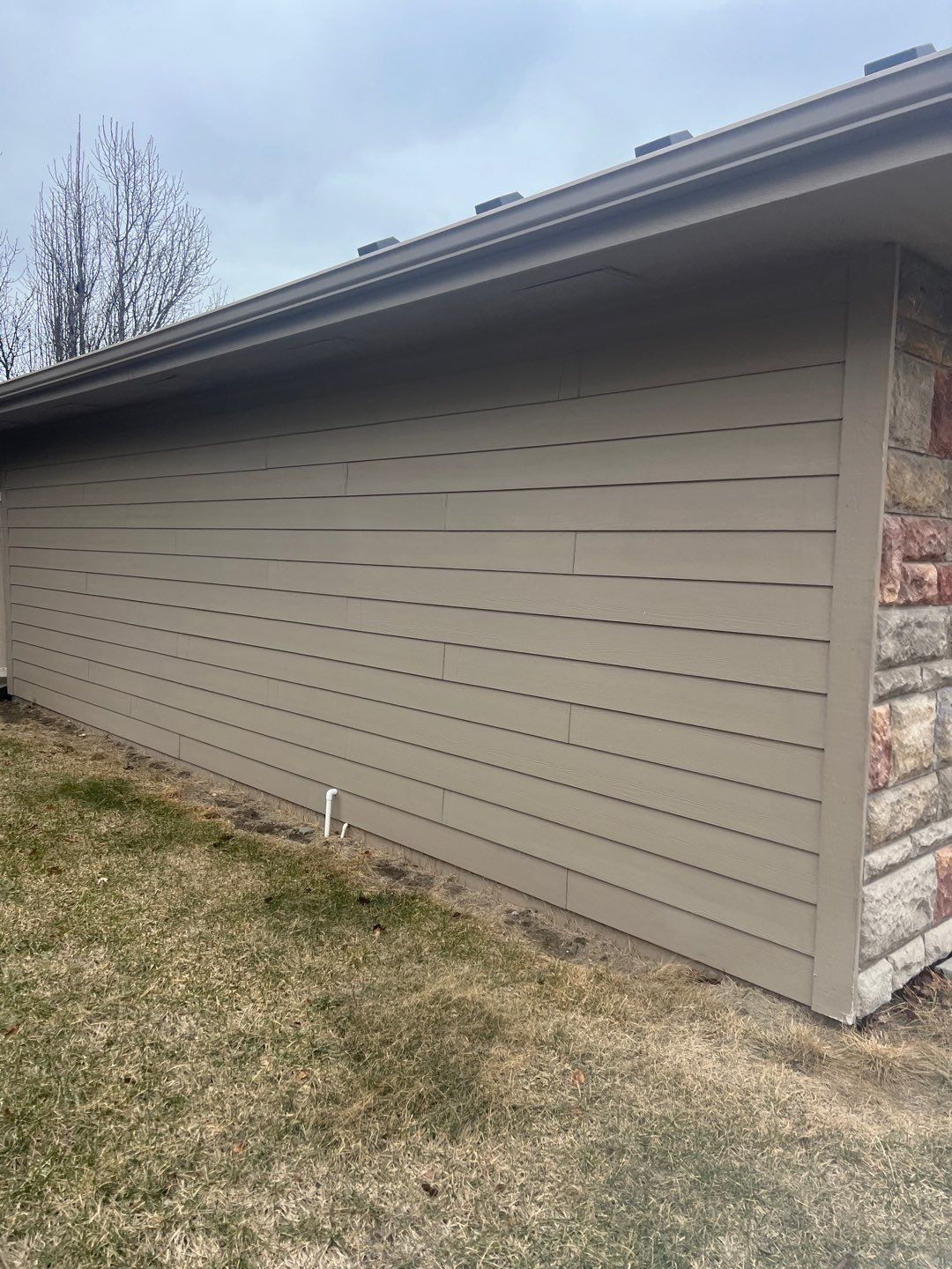 Exterior house painting color change by Cutting edge painting 