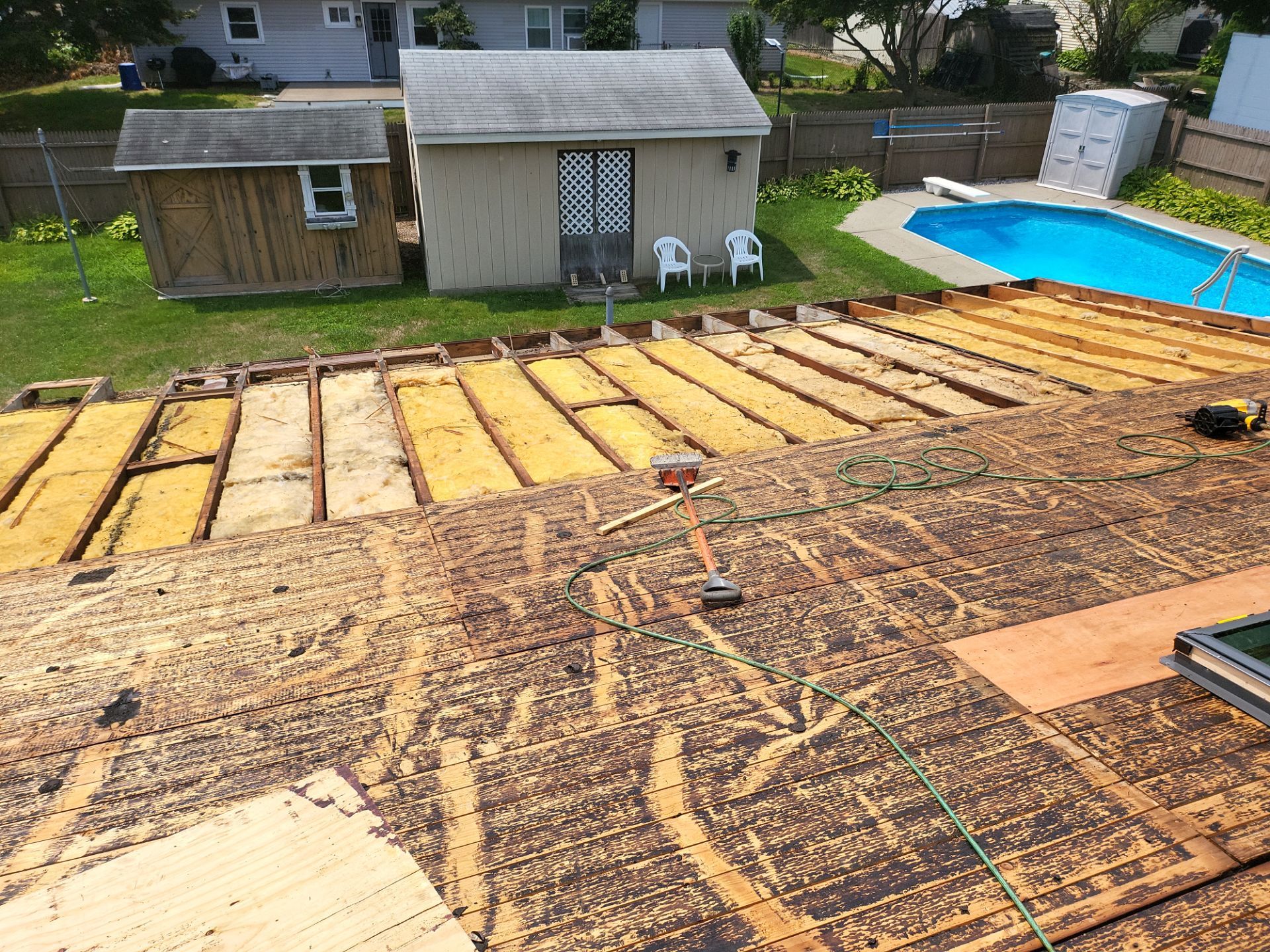 Residential Roofing Installation using Owens Corning TruDefinition Duration AR - Estate Gray by A Plus Exterior