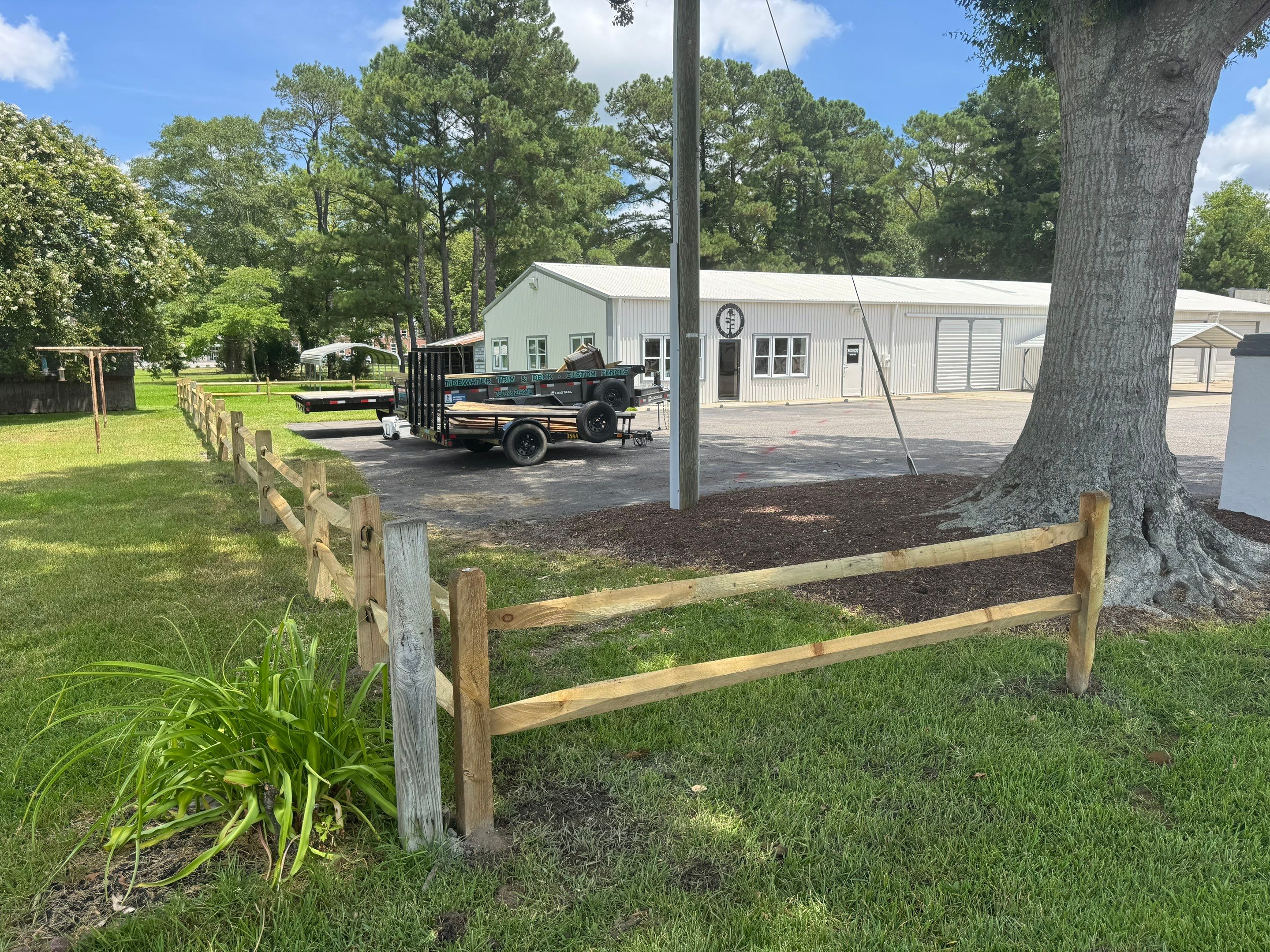 The Fence That Welcomes You Home by Tidewater Fence
