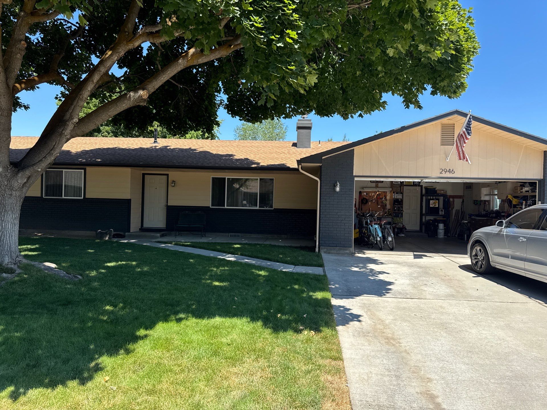 Asphalt Shingle Roof Replacement and Chimney Flashing in Boise by Olive Roofing