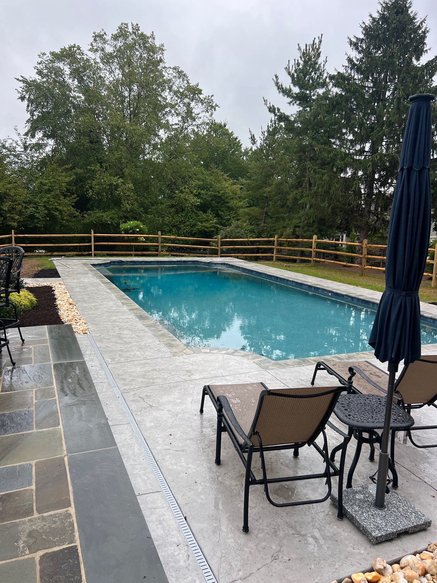 Stamped Concrete Pool Deck  by Architectural Concrete Design
