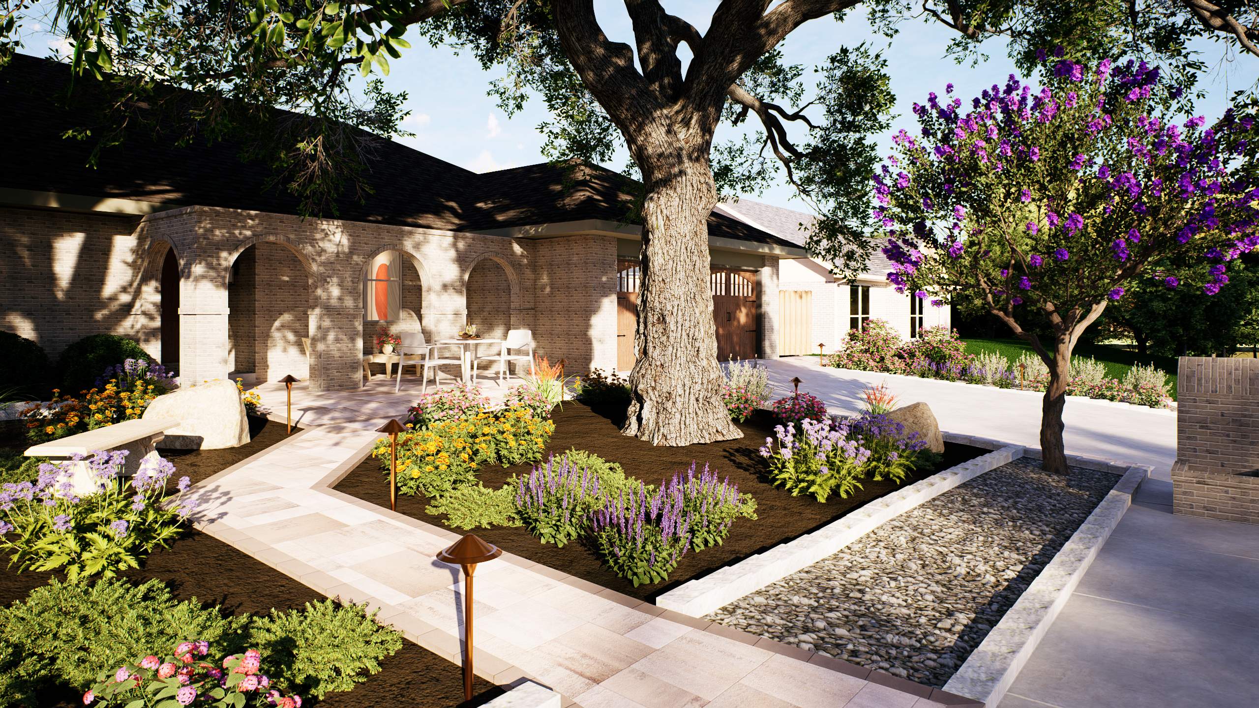 3D Design Render, San Antonio TX by Hole In One Lawns, LLC