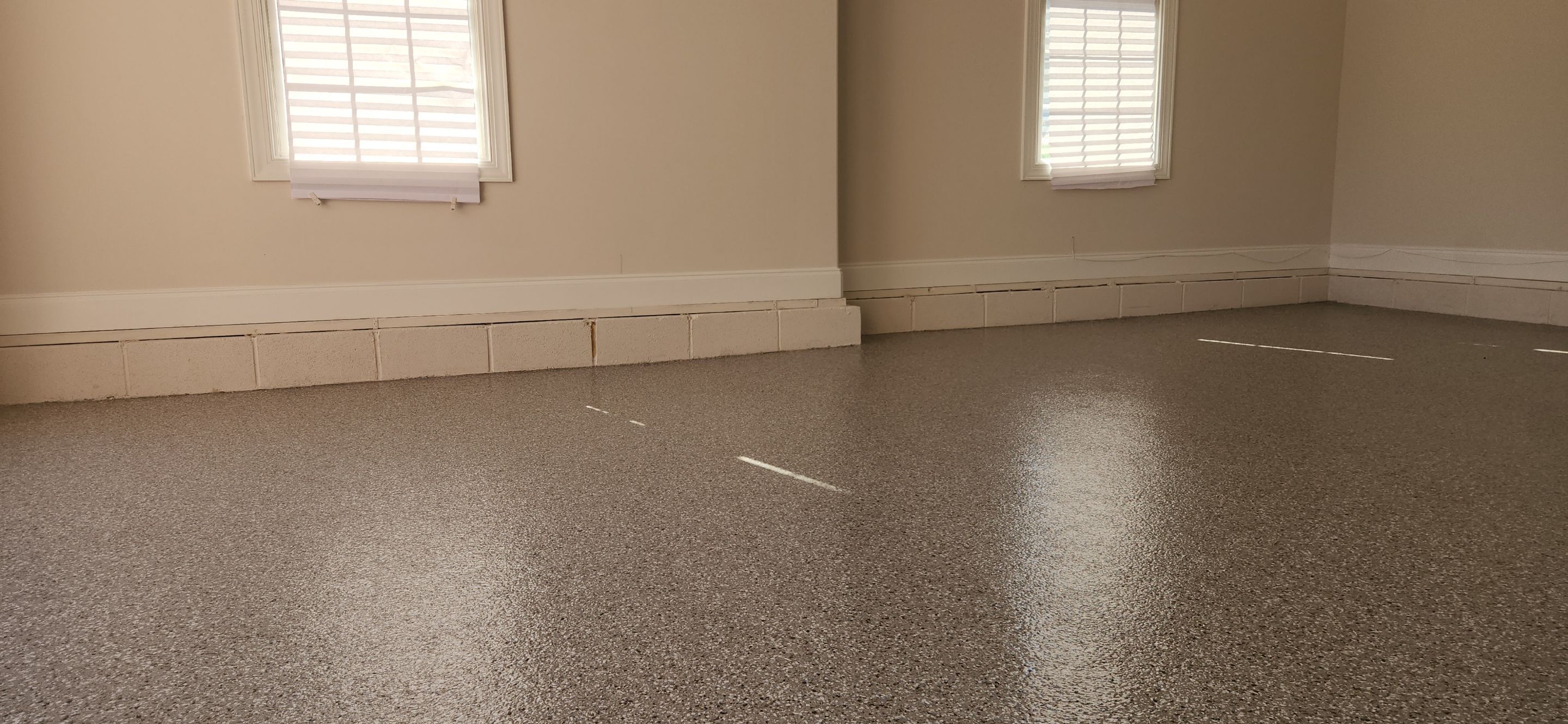 Garage using Creekbed by Elite Floor Solutions