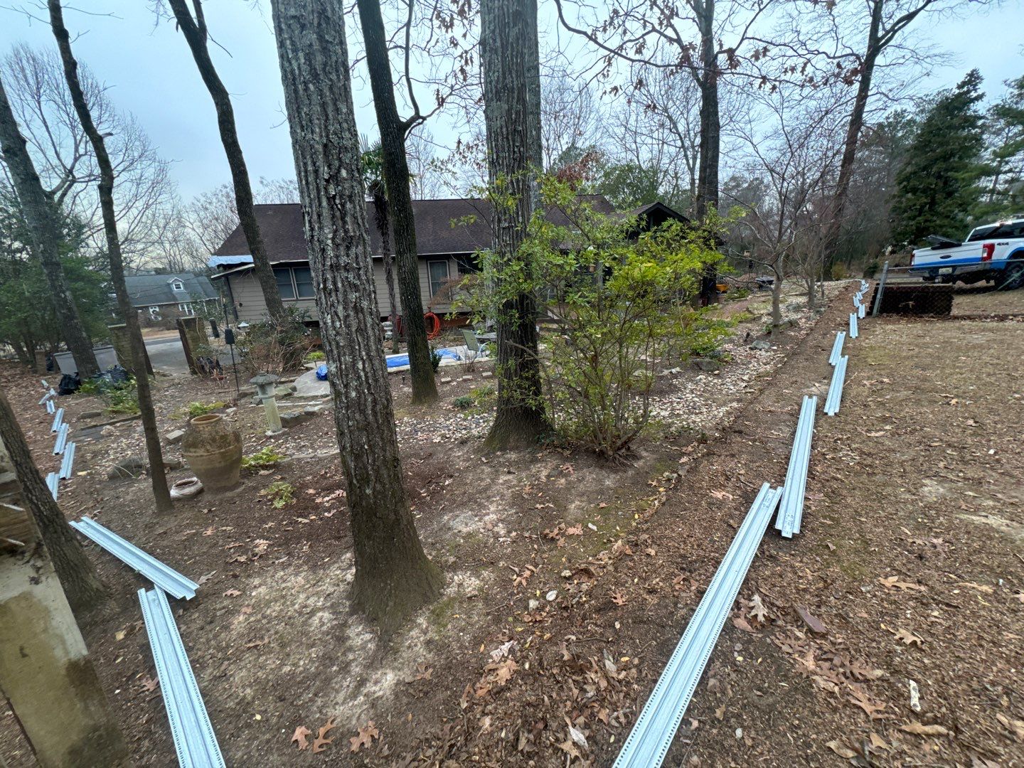 Wendover Drive - Fence by Pillar and Pine