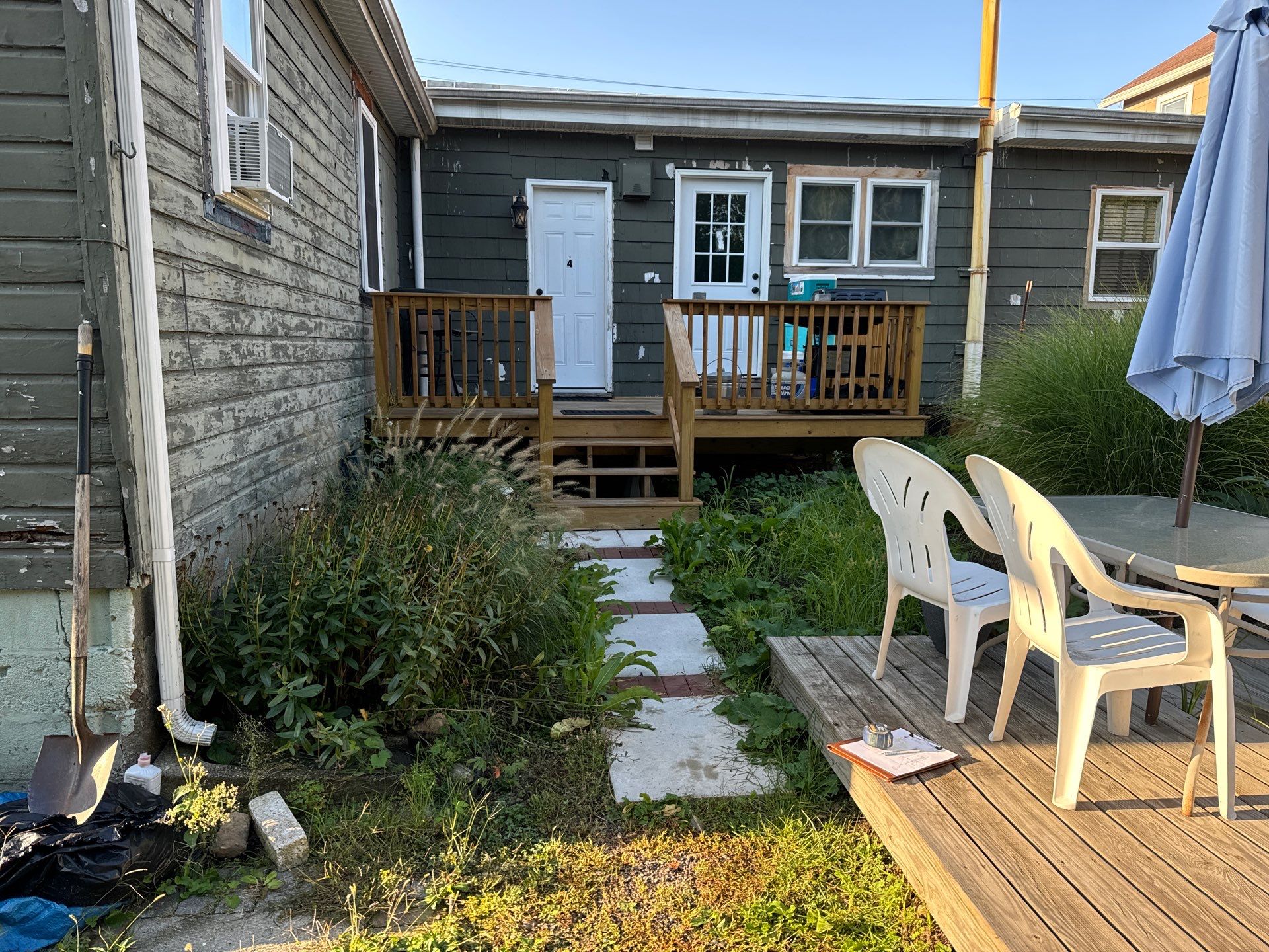 Broom finished concrete patio  by NG Masonry & Construction LLC