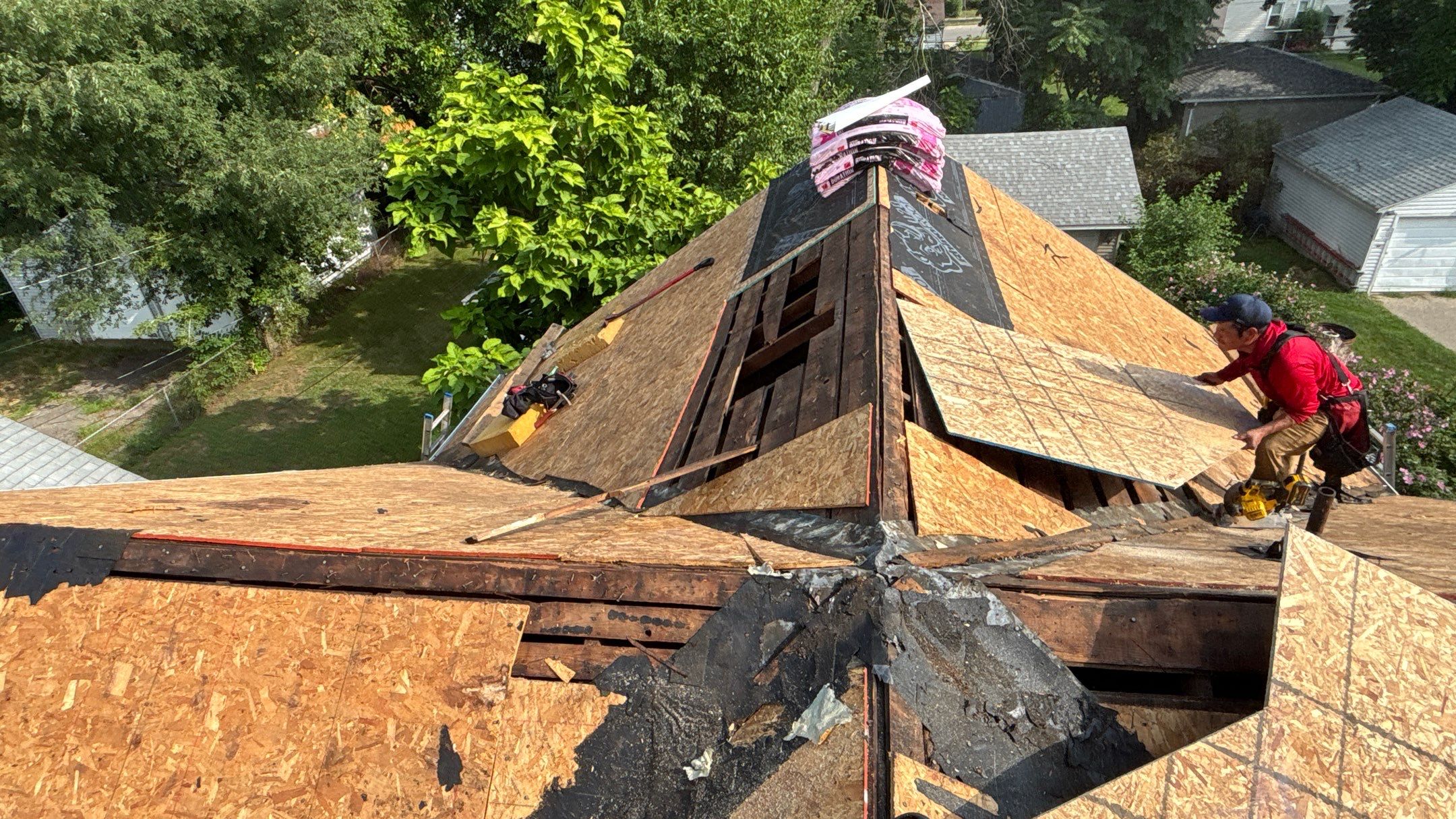 Roof Replacement using Owens Corning Driftwood by 180 Contractors