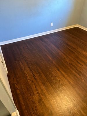 Carpet demo and hardwood refinish