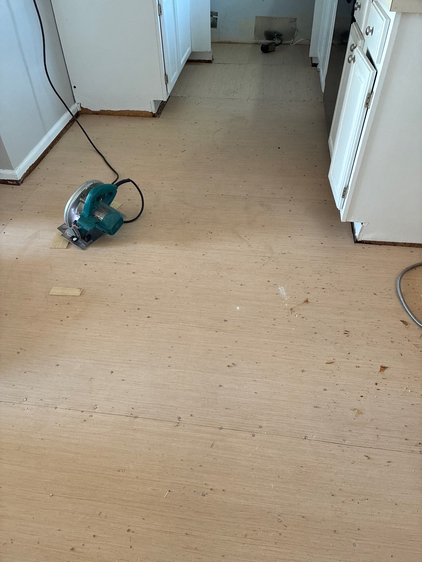 Caving Floors - LVP Structural Floor Repair in Oak Island, NC by Licensed General Contractor by RGR Construction and Roofing, LLC