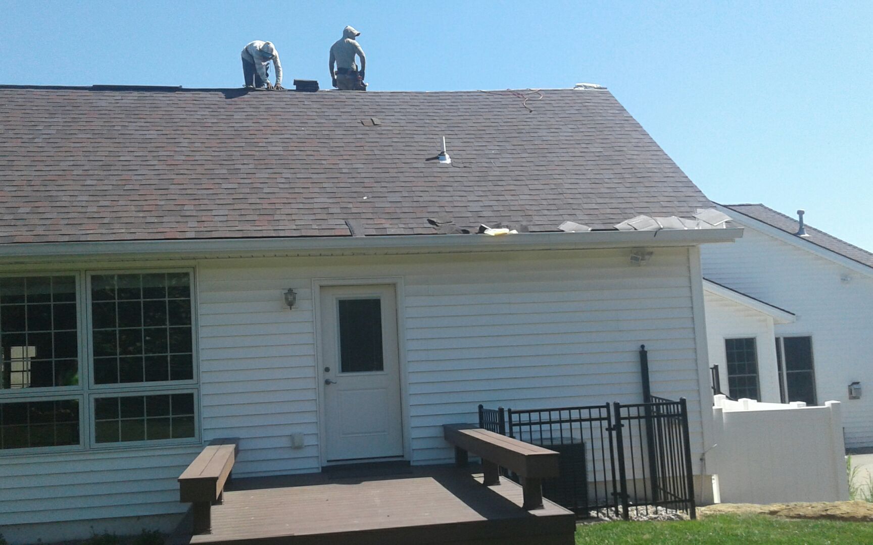 ROOF SIDING GUTTER REPLACEMENT after major Stom  using Owens Corning Duration and Alside Prodigy Siding by Gorilla Exteriors Contracting, LLC