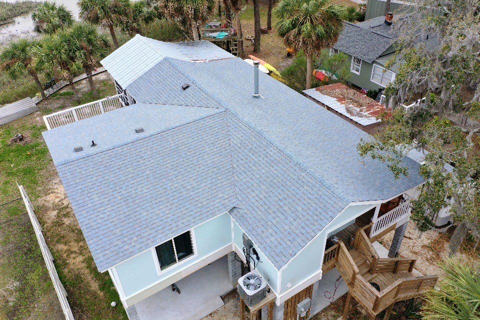 Roof Replacement using Atlas Pinnacle Sun - Cool Surf by Rainstoppers Roofing