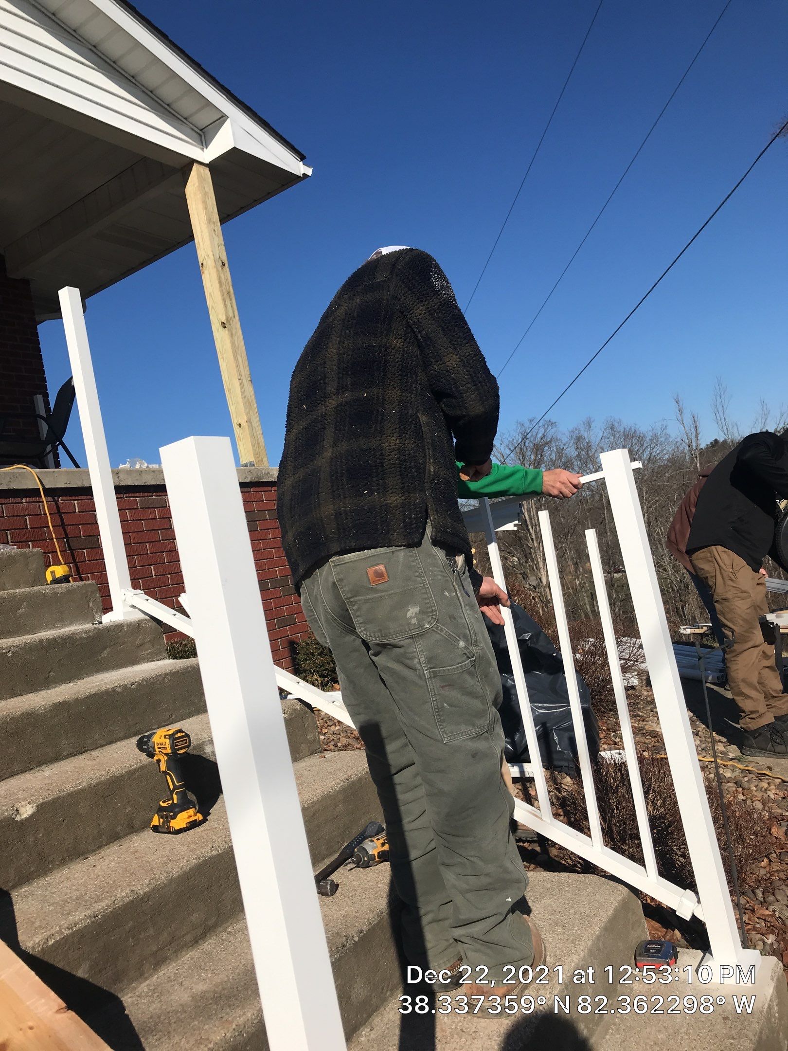 Porch Update using Westbury Aluminum Railing by Secure Construction Company Inc