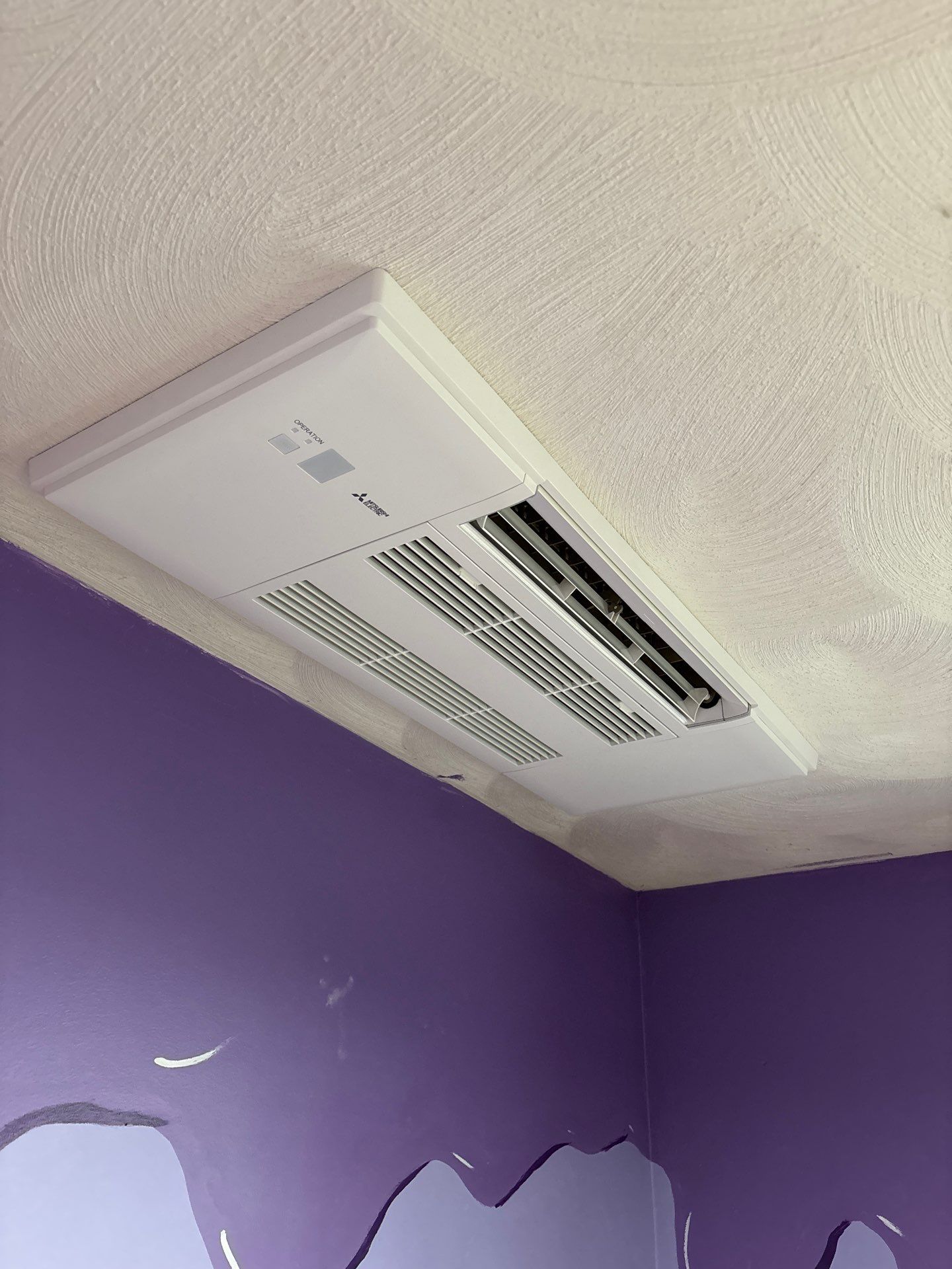 Mitsubishi Ceiling Cassette  by Barstow Heating and Air Conditioning LLC 