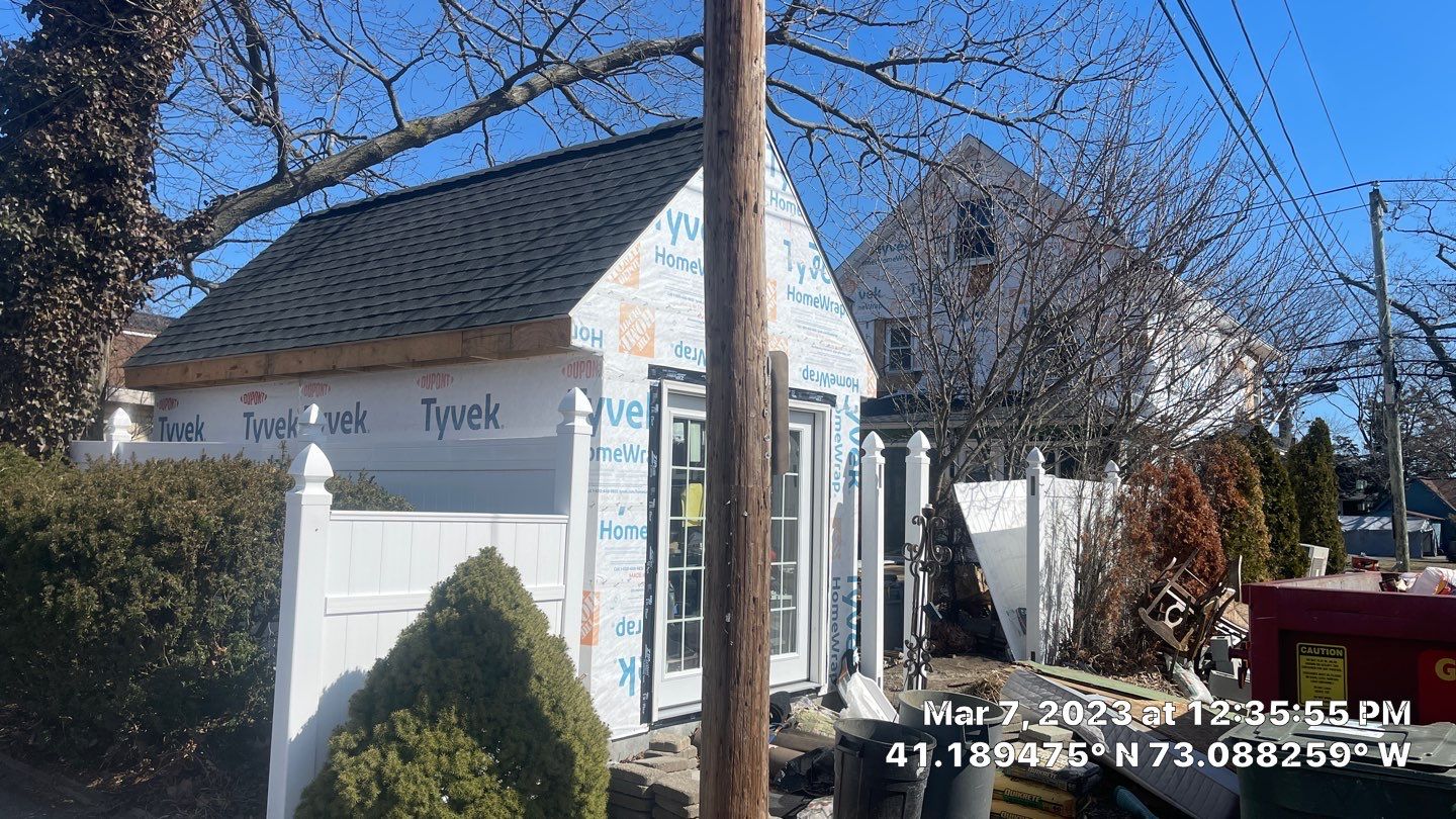 Siding Installation using Hardie Plank Aged Pewter by A Plus Exterior
