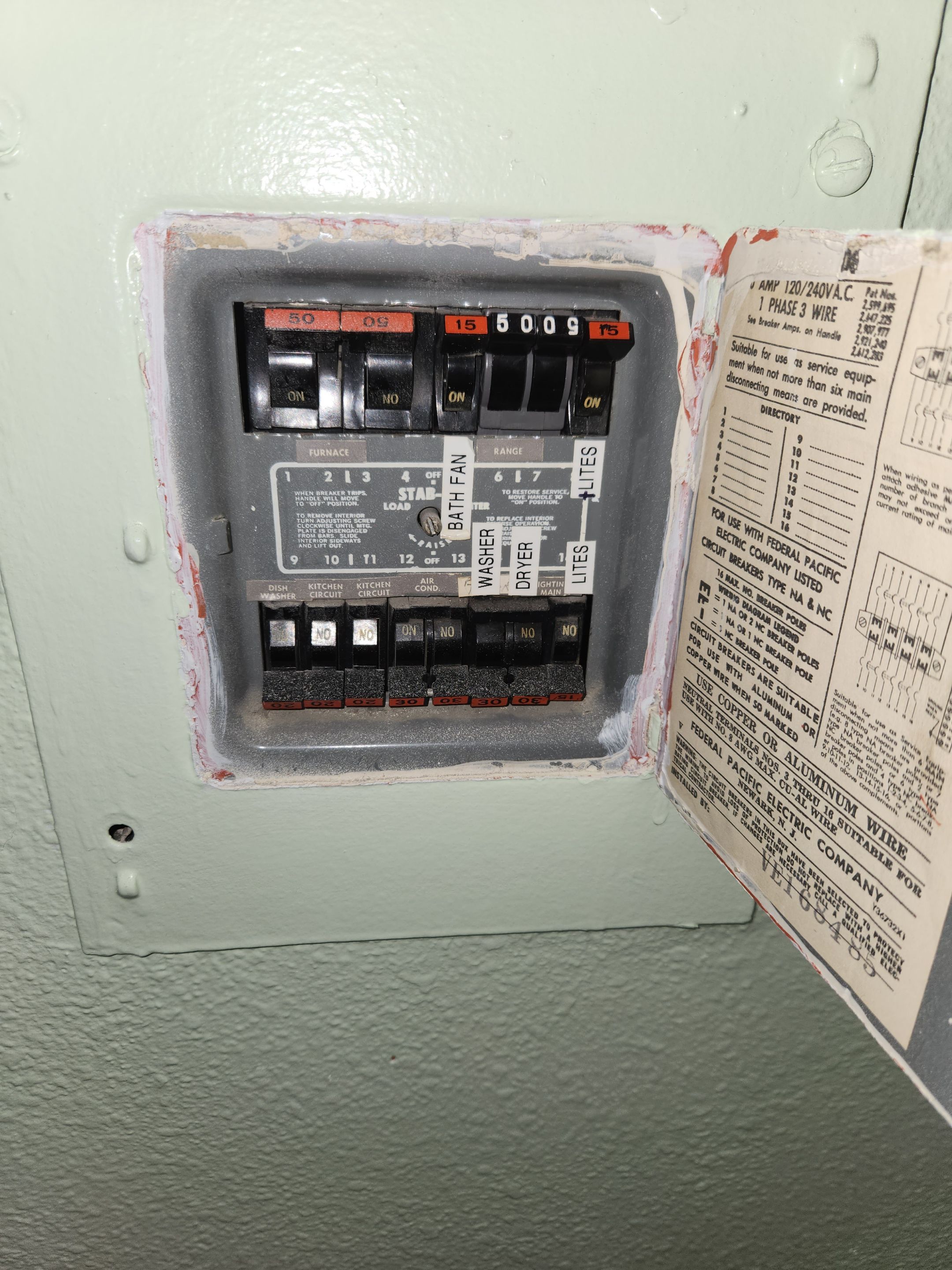 Sub panel replacement by Peach Electric Inc