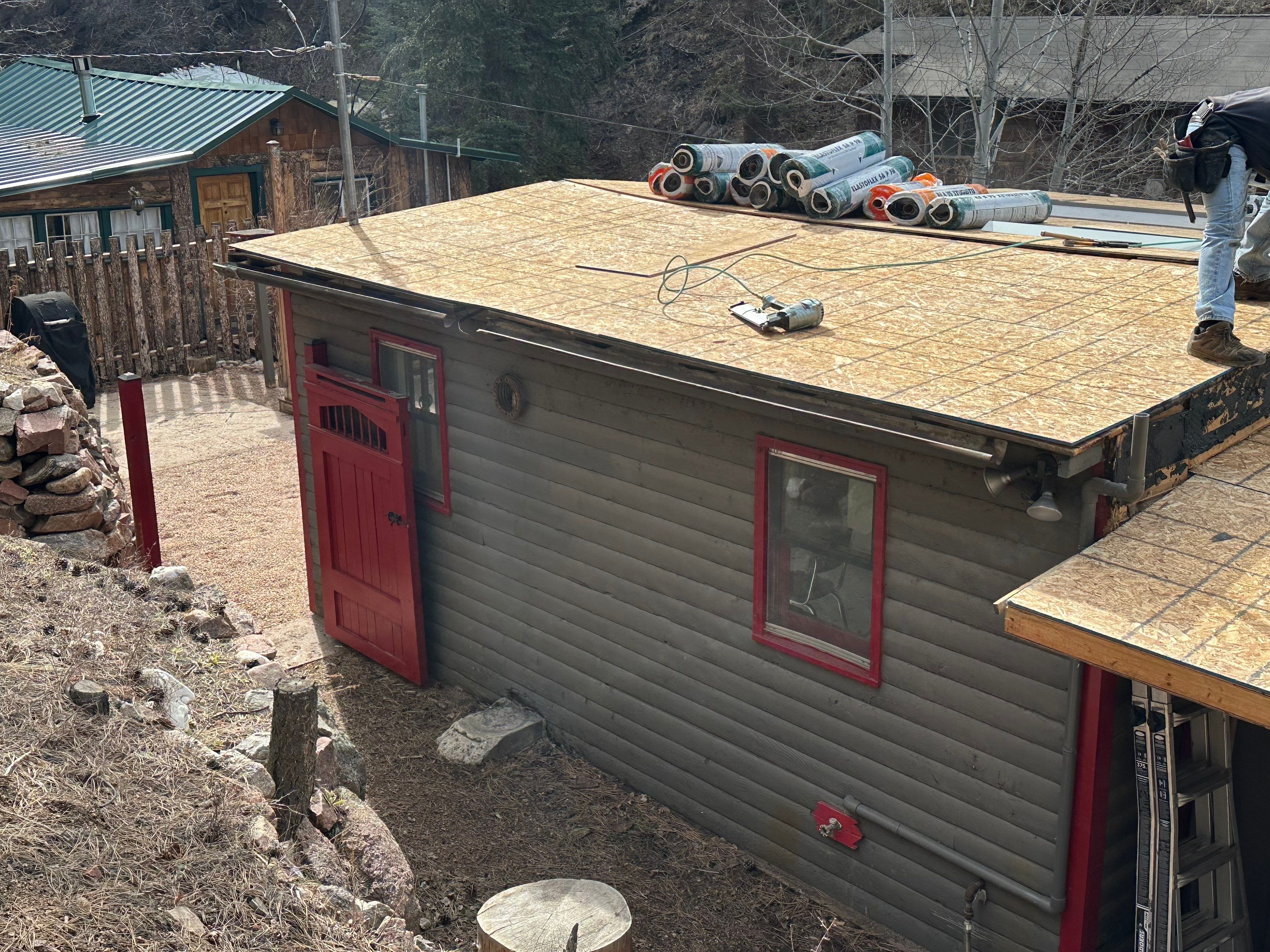 Residential Roofing Installation using Modified Bitumen Roofing by Blue Peaks Roofing LLC 