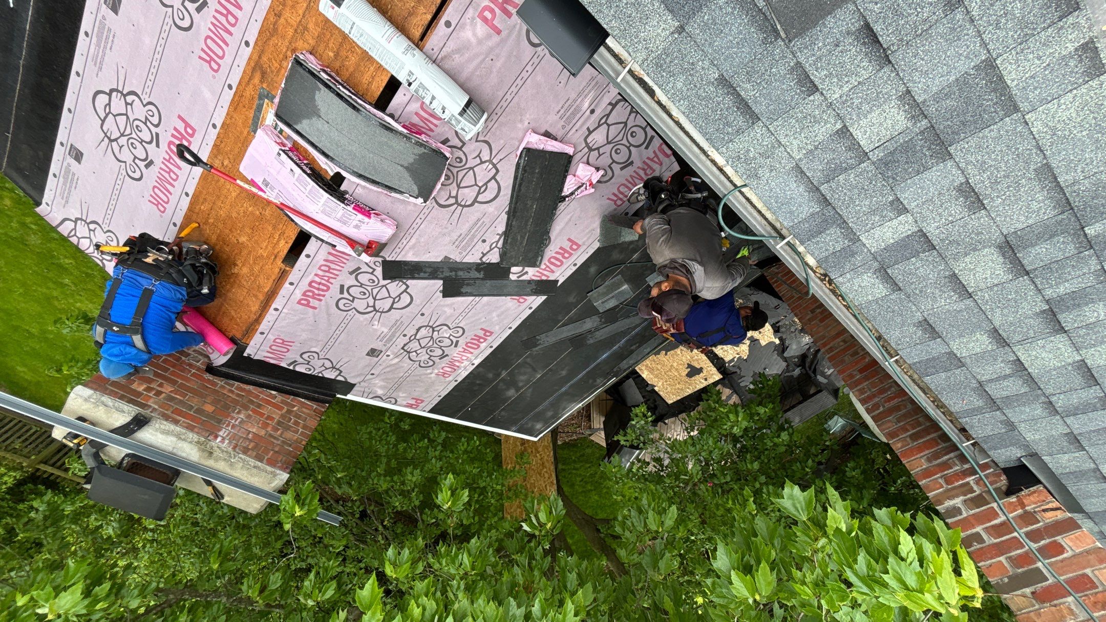 Roof Replacement using Owens Corning Estate Gray by 180 Contractors