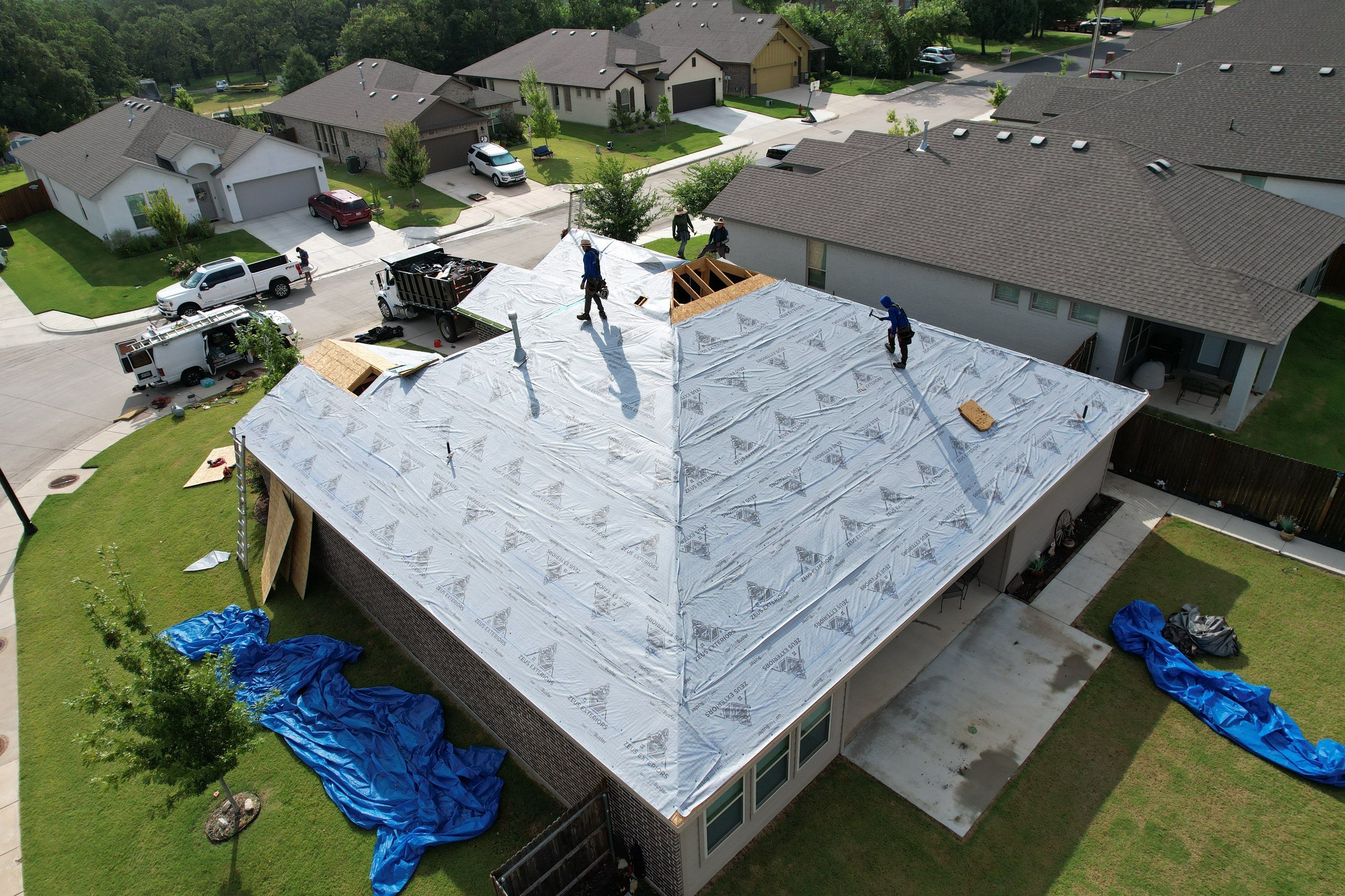 Project in Weatherford  by Zeus Exteriors